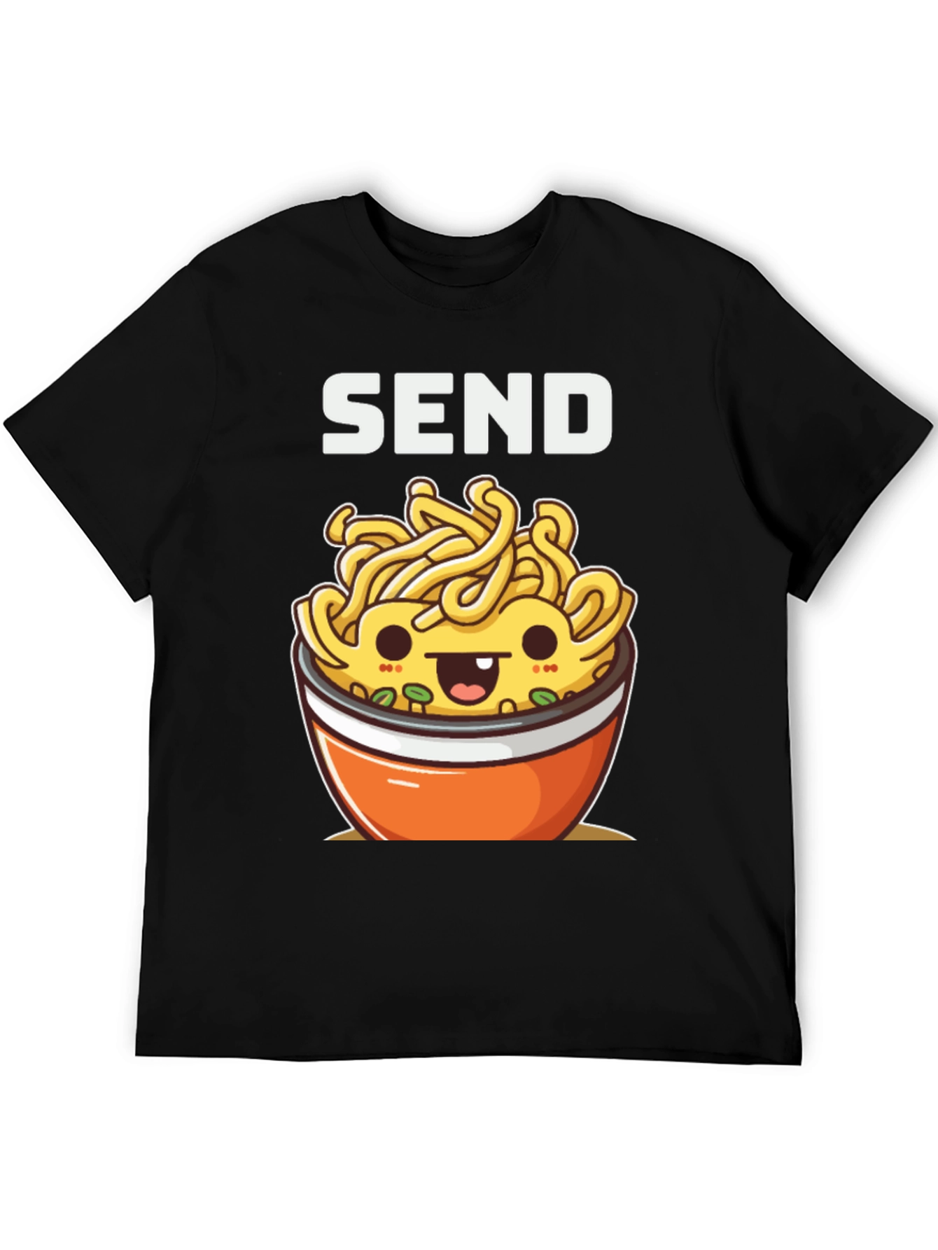 Send Noodles Kawaii Graphic T-Shirt