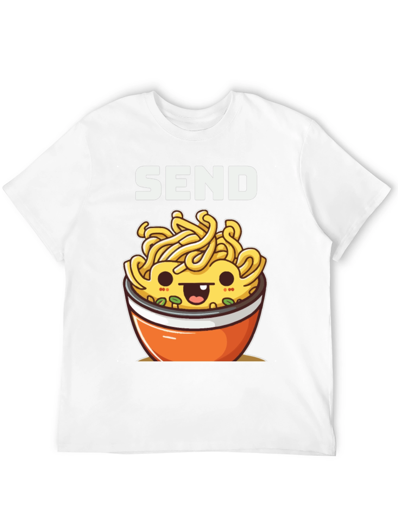 Send Noodles Kawaii Graphic T-Shirt