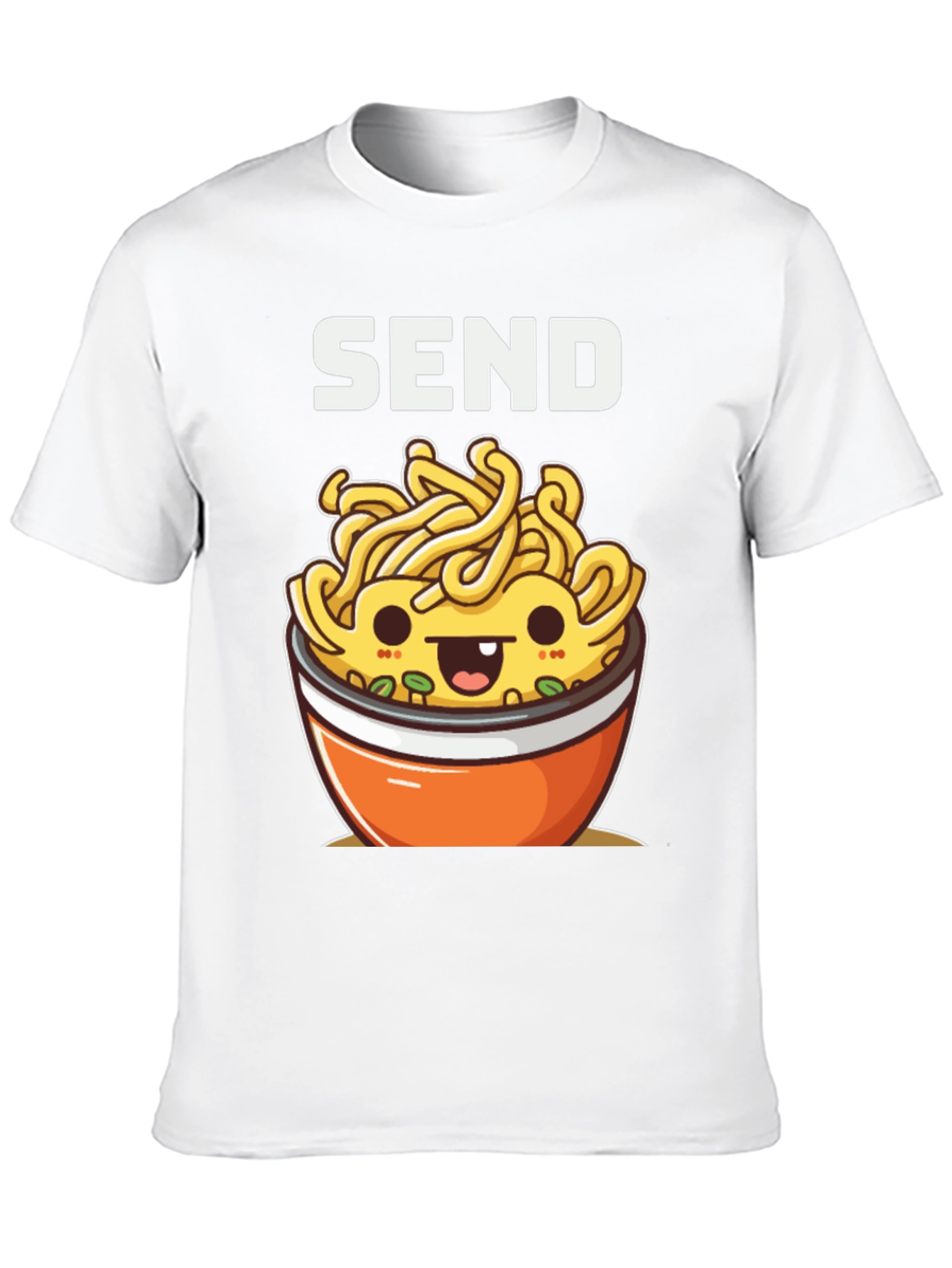 Send Noodles Kawaii Graphic T-Shirt