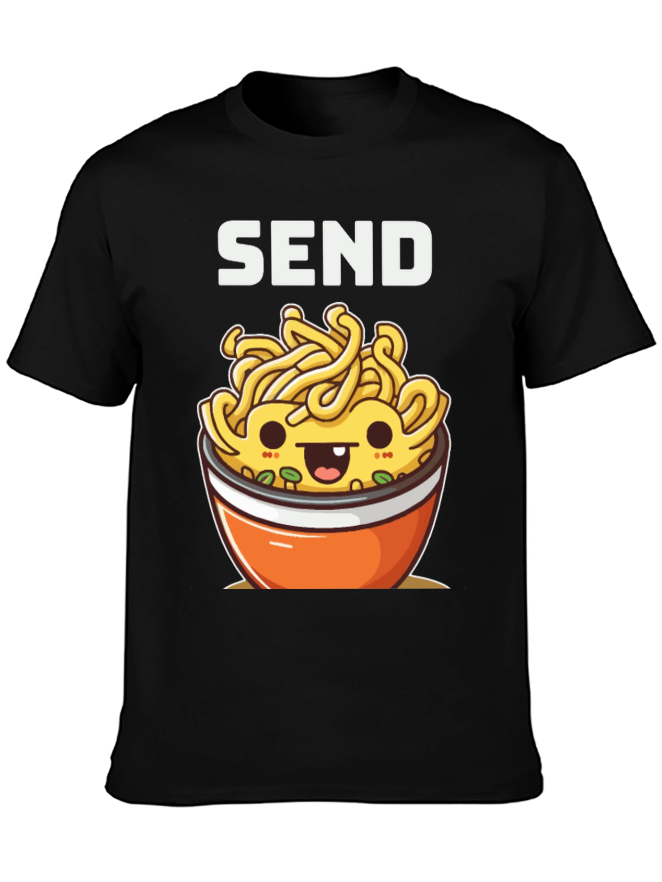 Send Noodles Kawaii Graphic T-Shirt