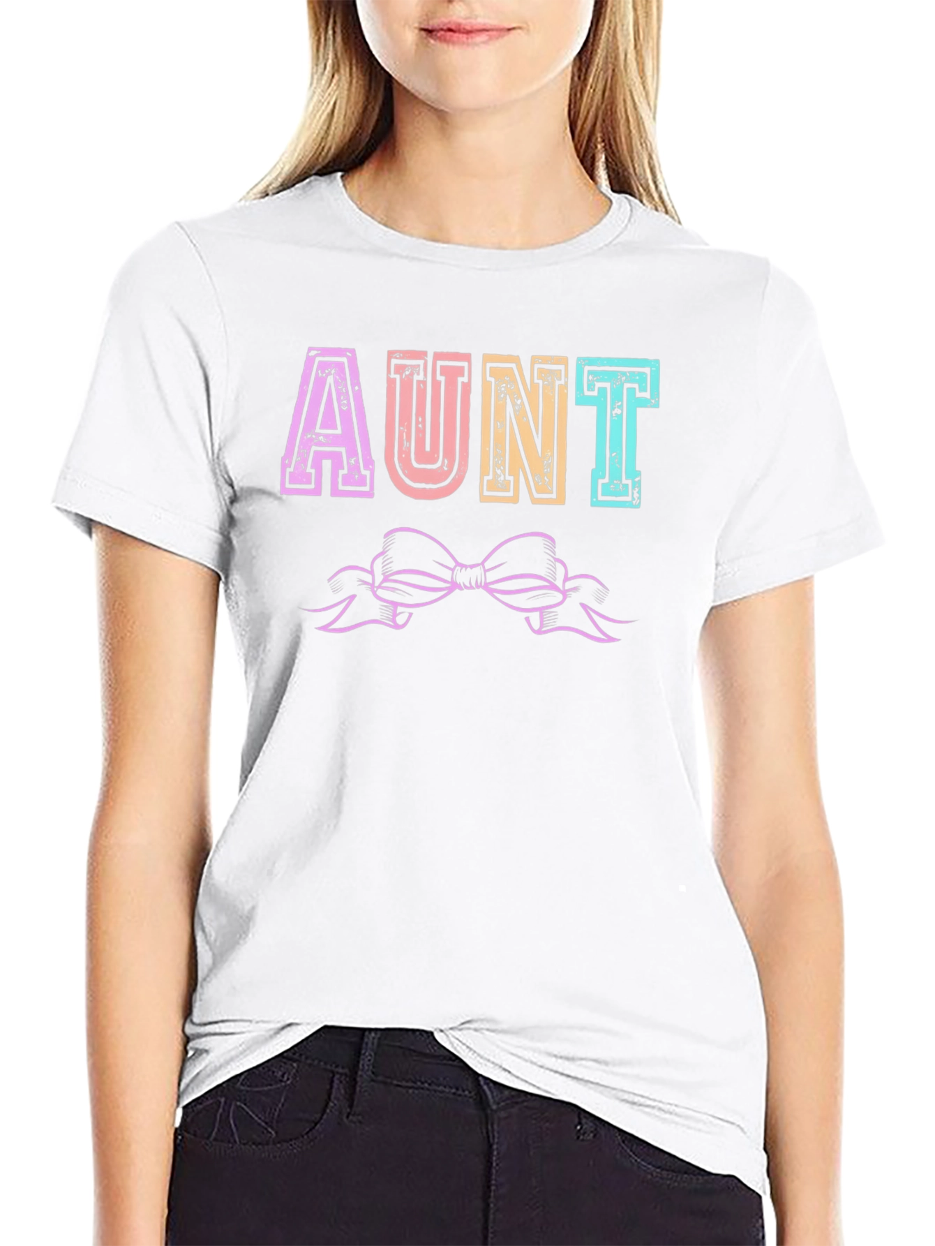 Aunt T-Shirt - Cute Bow Design