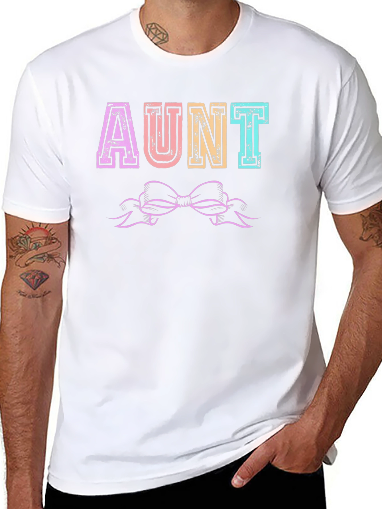 Aunt T-Shirt - Cute Bow Design