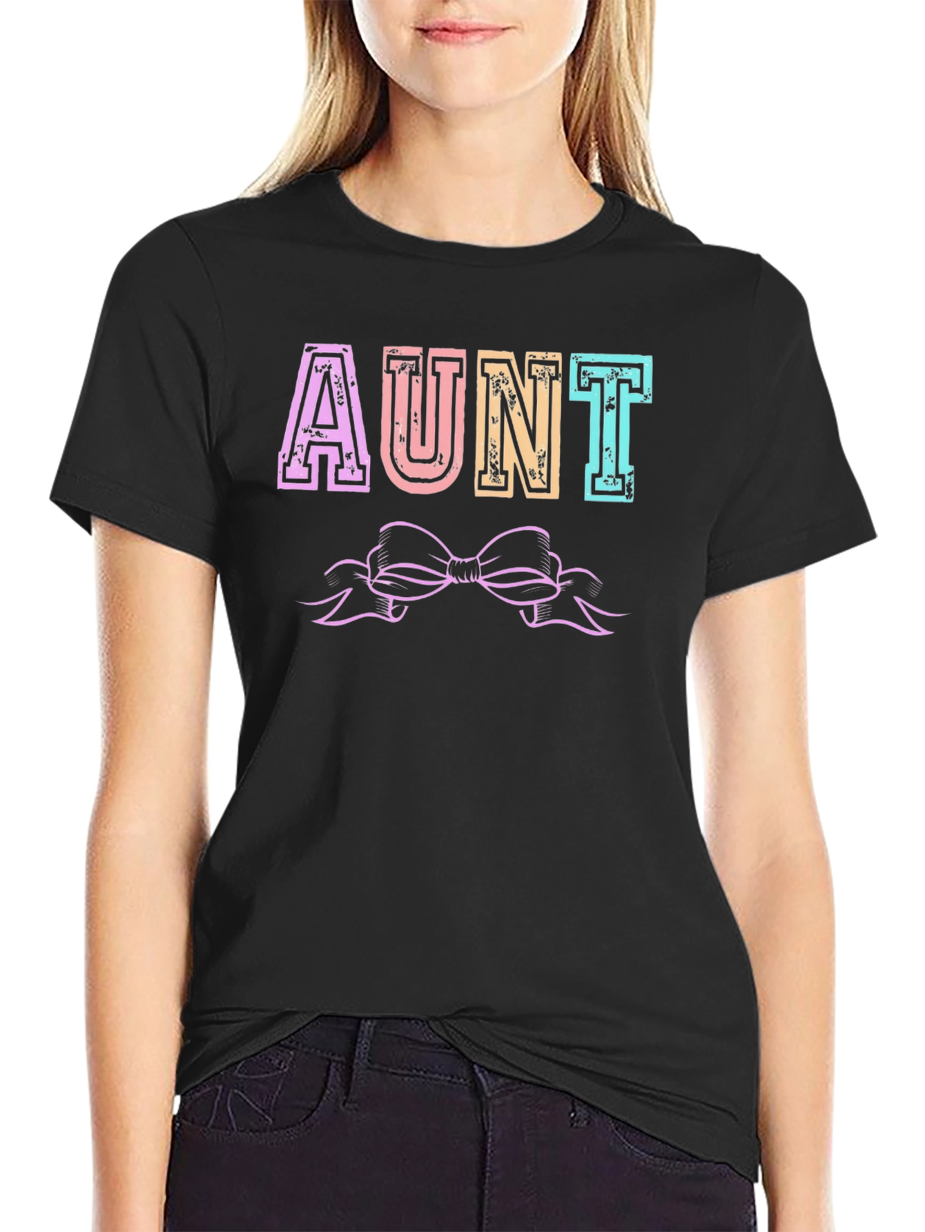 Aunt T-Shirt - Cute Bow Design