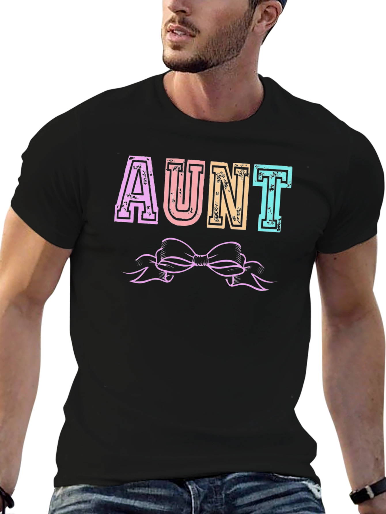 Aunt T-Shirt - Cute Bow Design