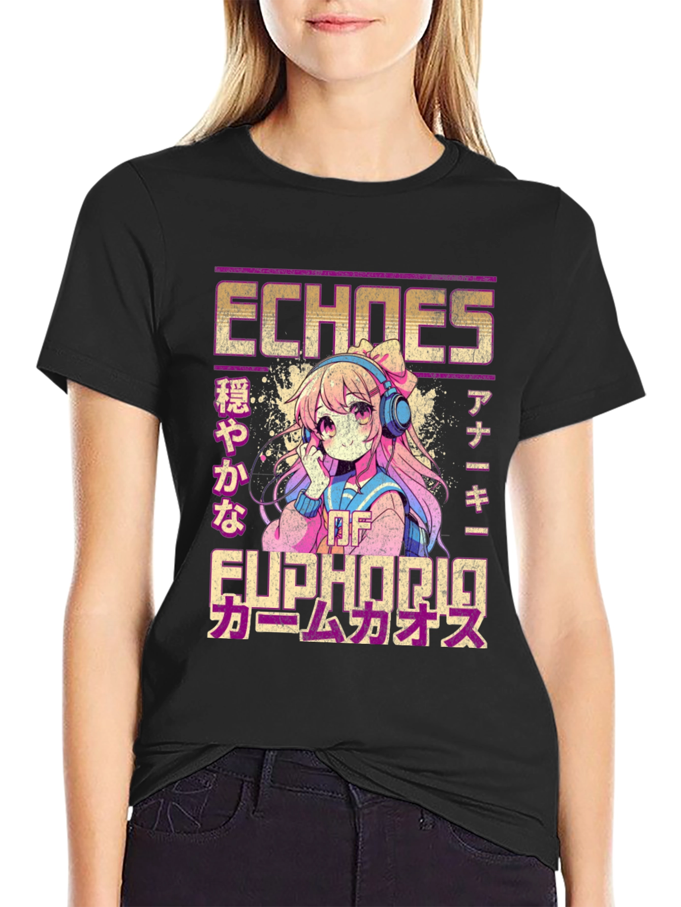 Echoes of Euphoria Anime Graphic T-Shirt