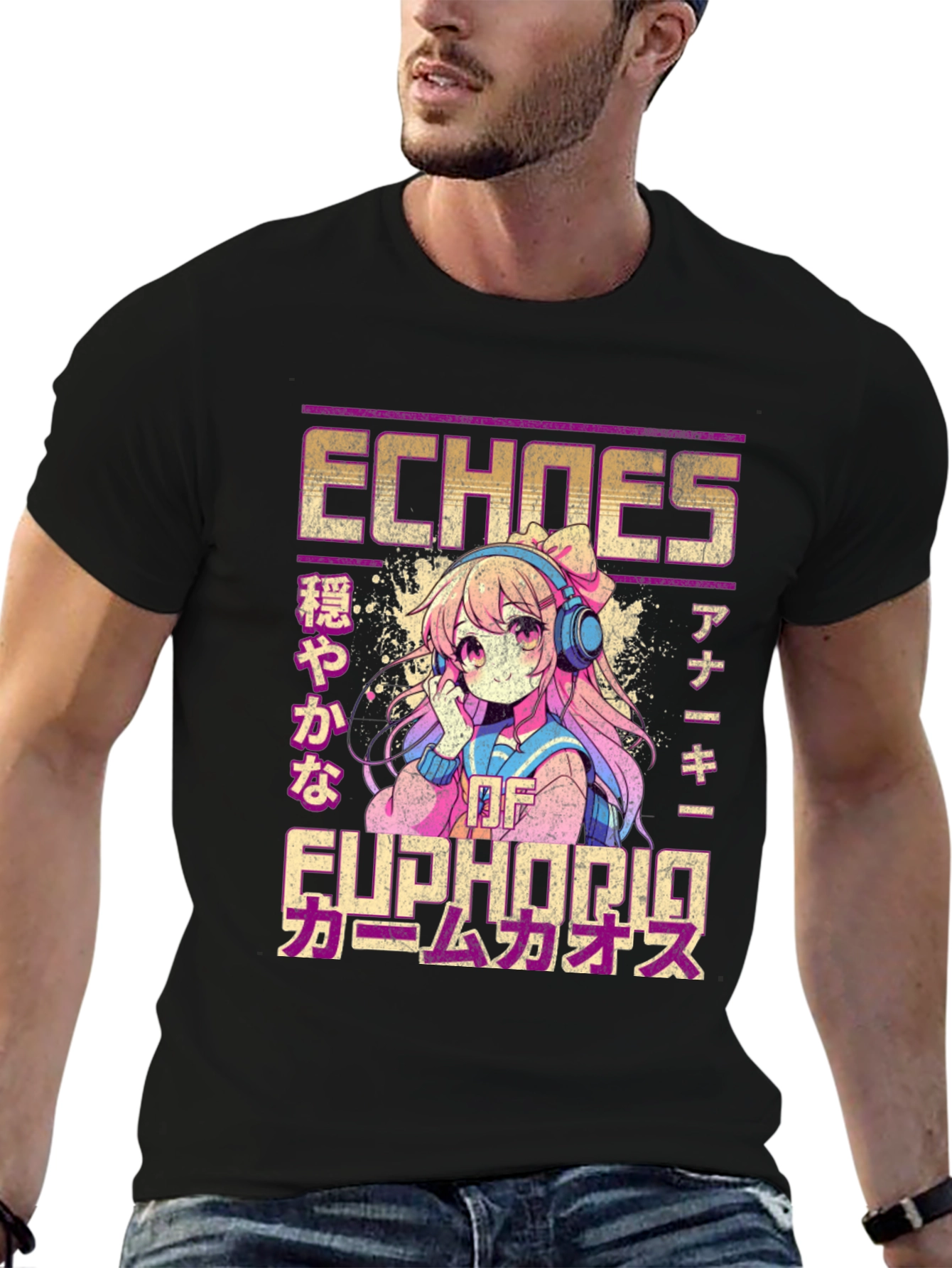 Echoes of Euphoria Anime Graphic T-Shirt