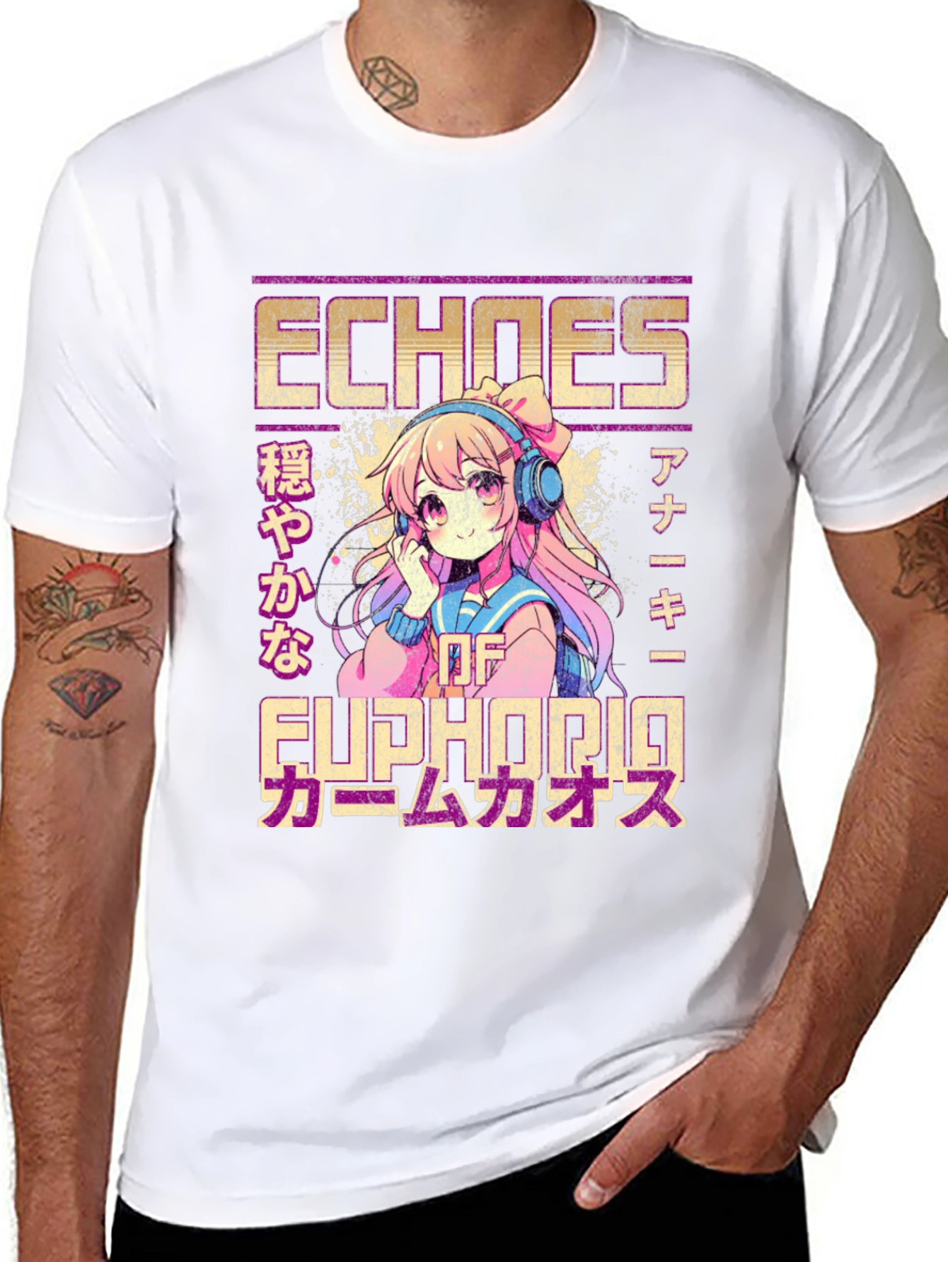 Echoes of Euphoria Anime Graphic T-Shirt