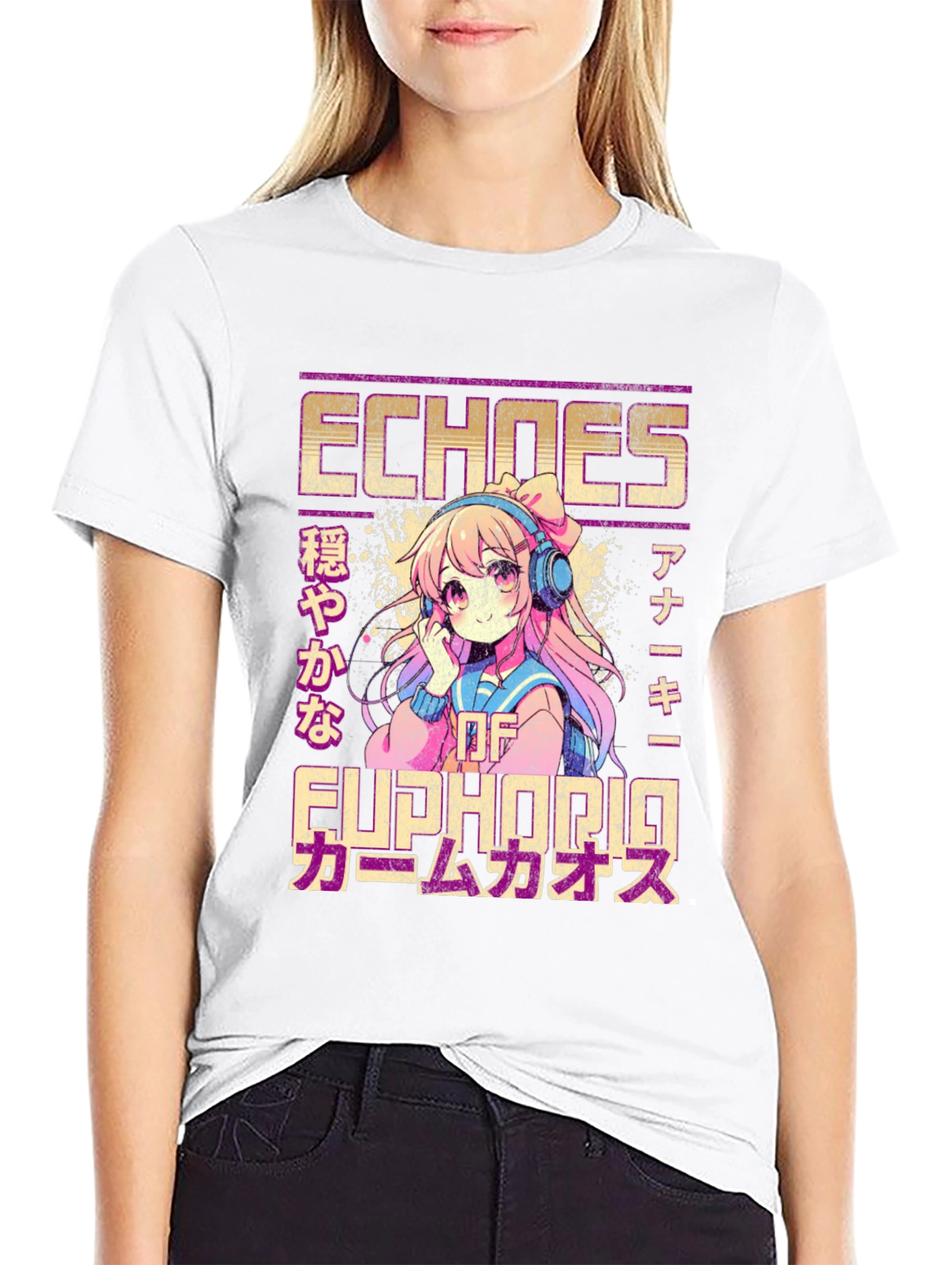 Echoes of Euphoria Anime Graphic T-Shirt