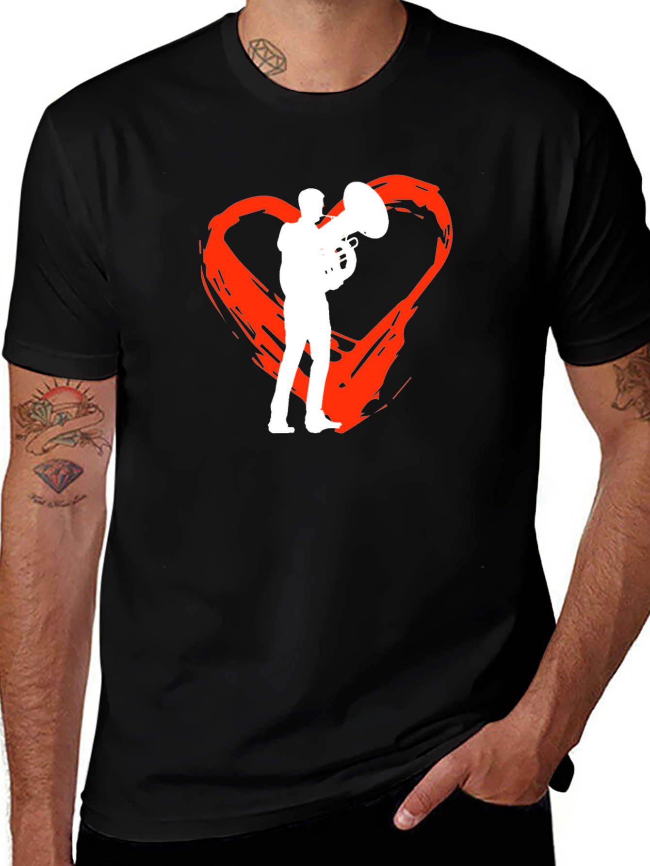 Tuba Heartbeat T-Shirt