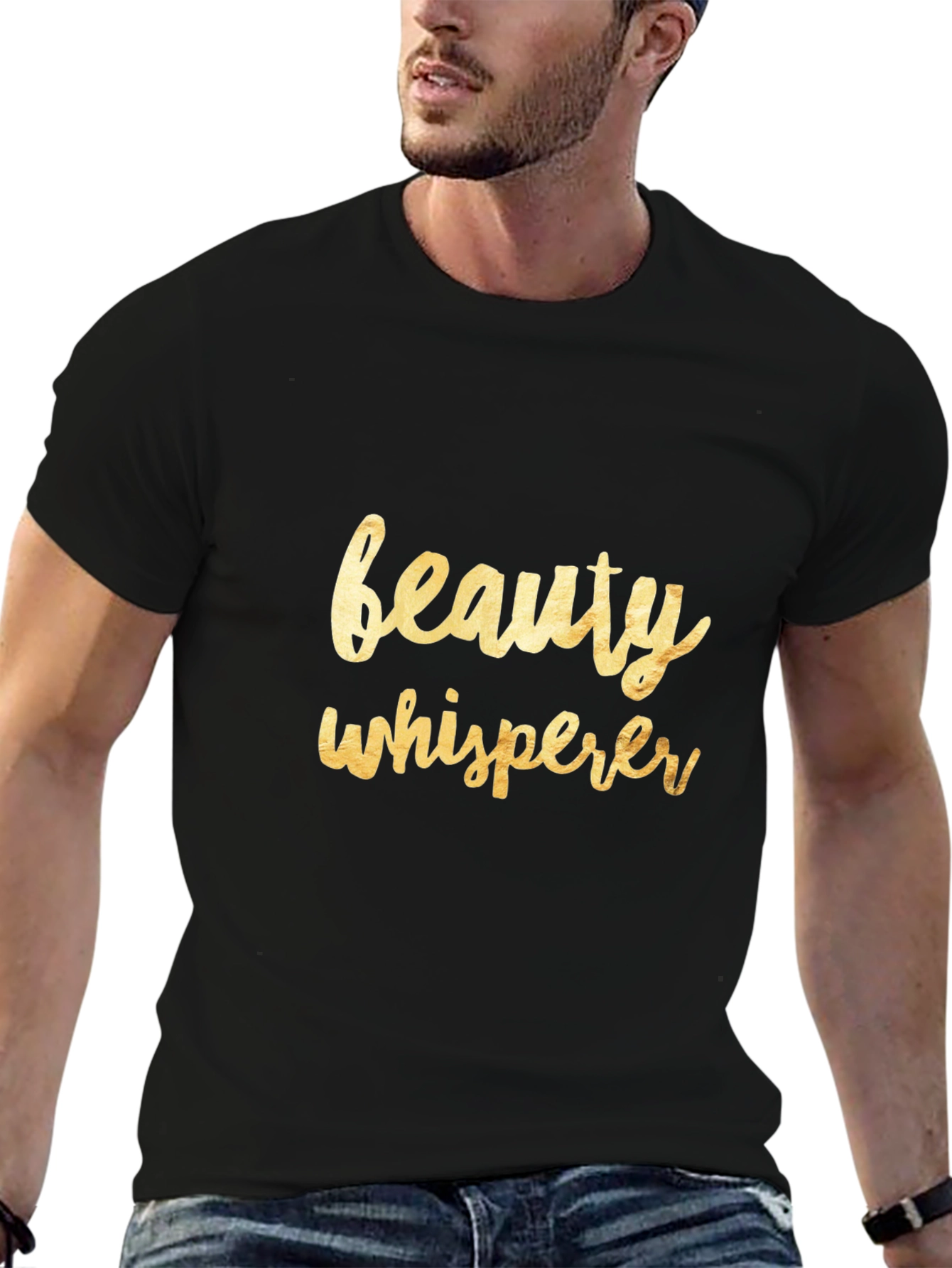 Beauty Whisperer Black T-Shirt