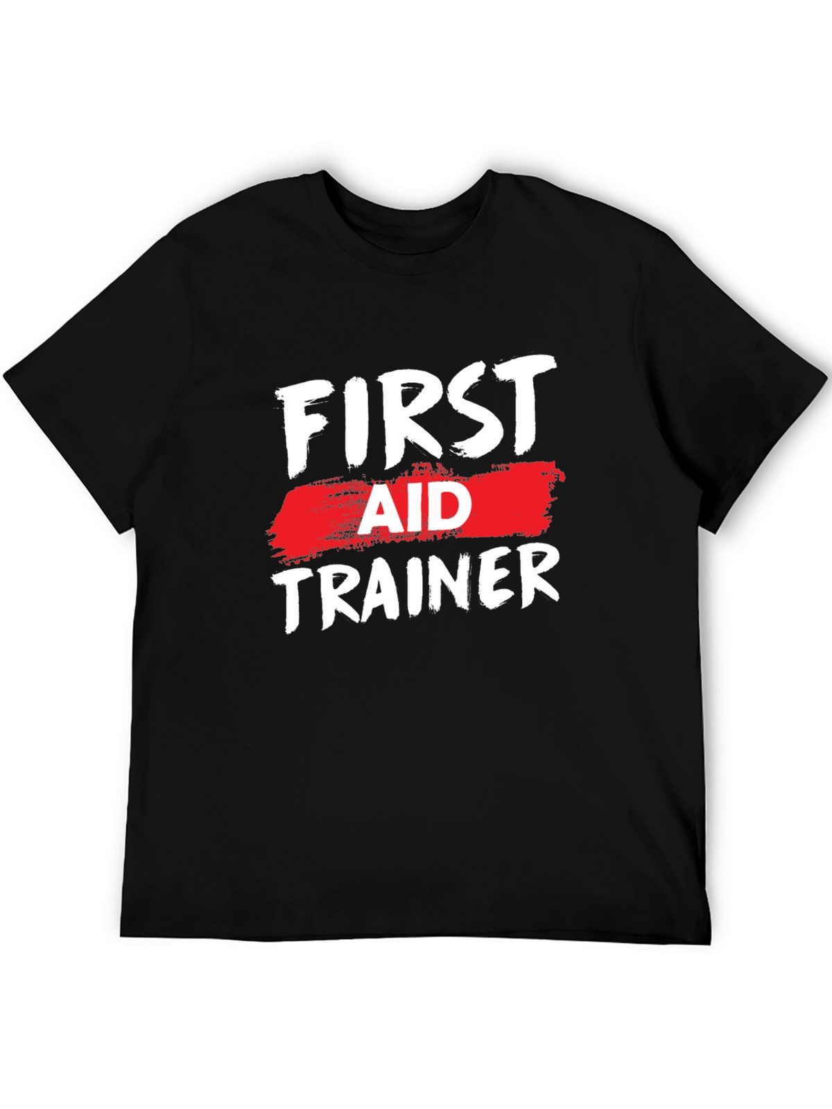 First Aid Trainer Black T-Shirt