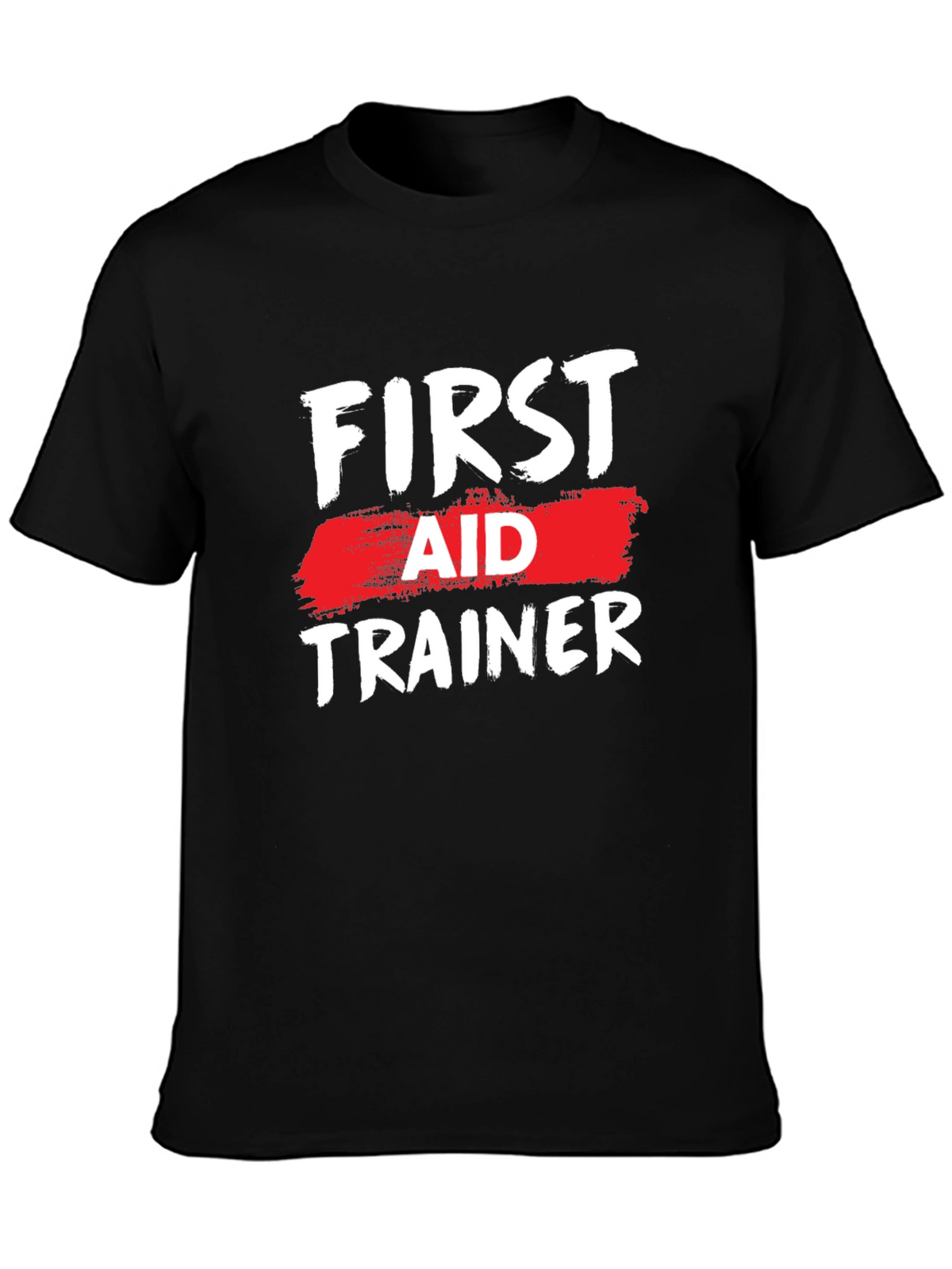 First Aid Trainer Black T-Shirt