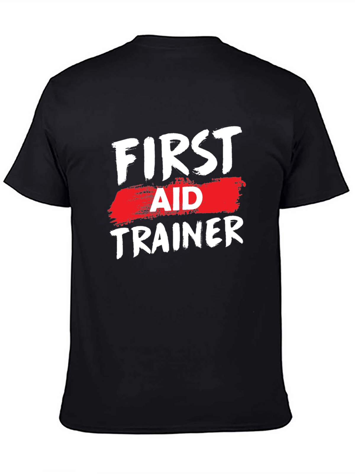 First Aid Trainer Black T-Shirt