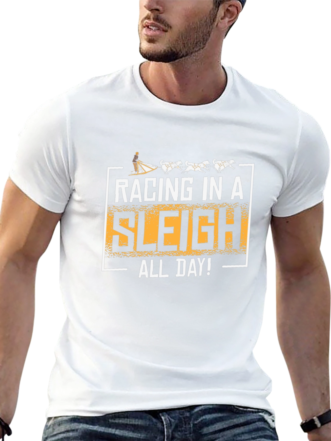 Racing in a Sleigh All Day T-Shirt