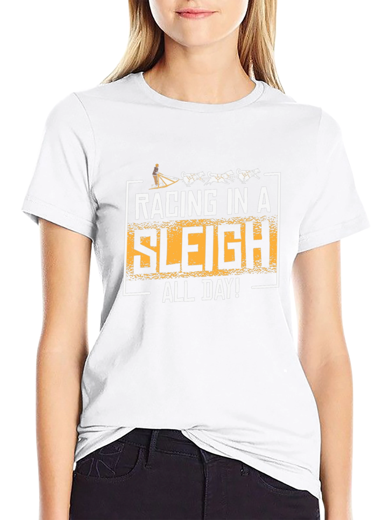 Racing in a Sleigh All Day T-Shirt