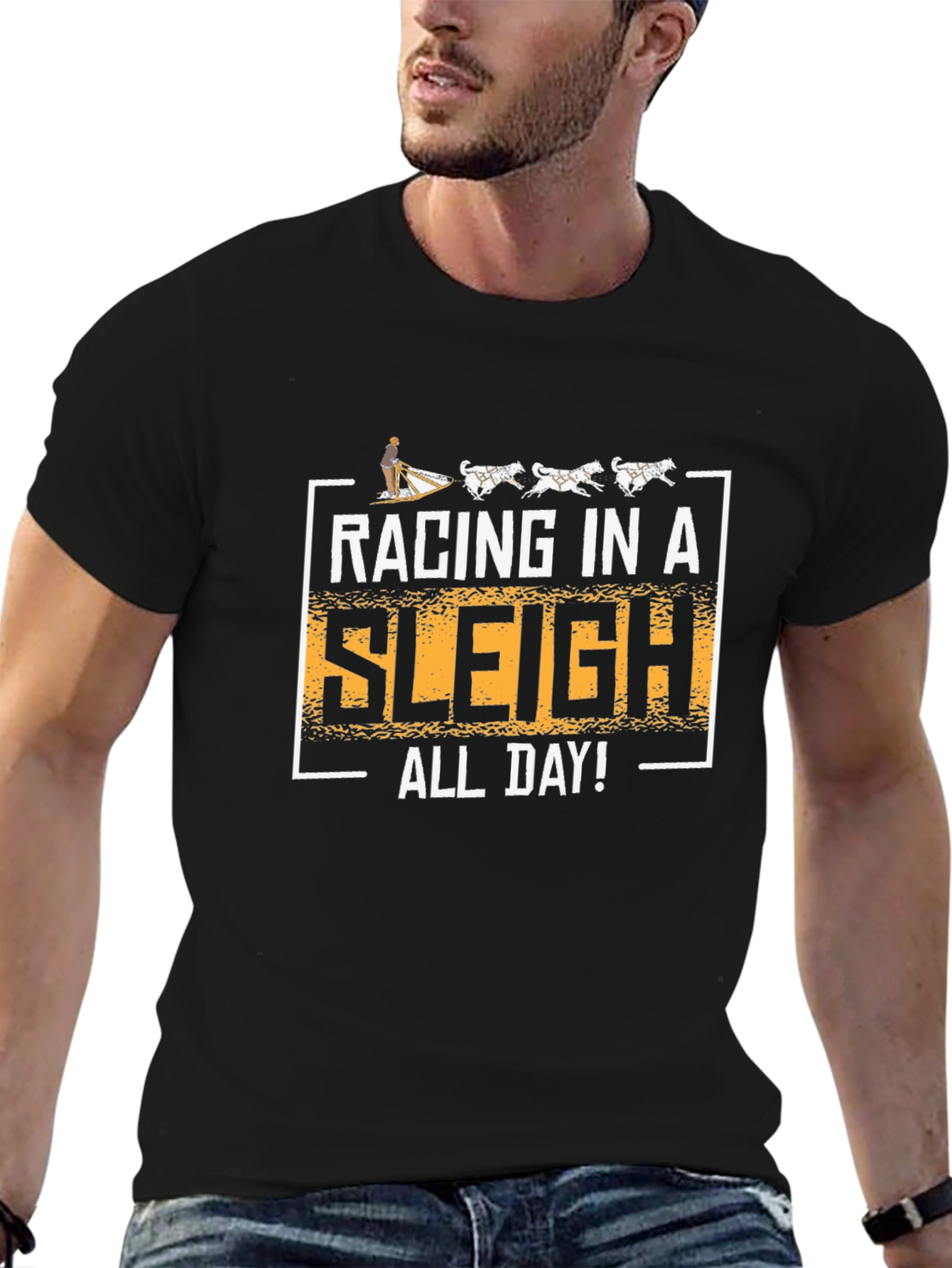 Racing in a Sleigh All Day T-Shirt