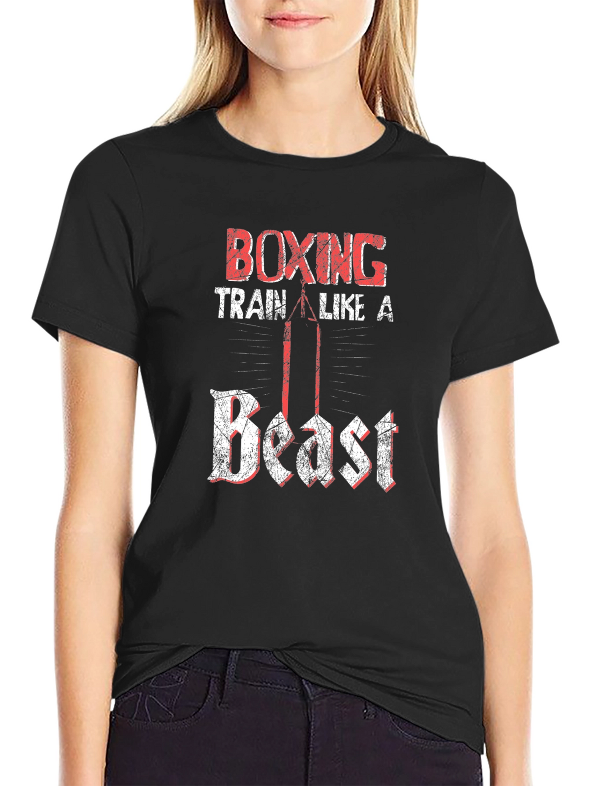 Boxing Train Like a Beast Graphic Tee