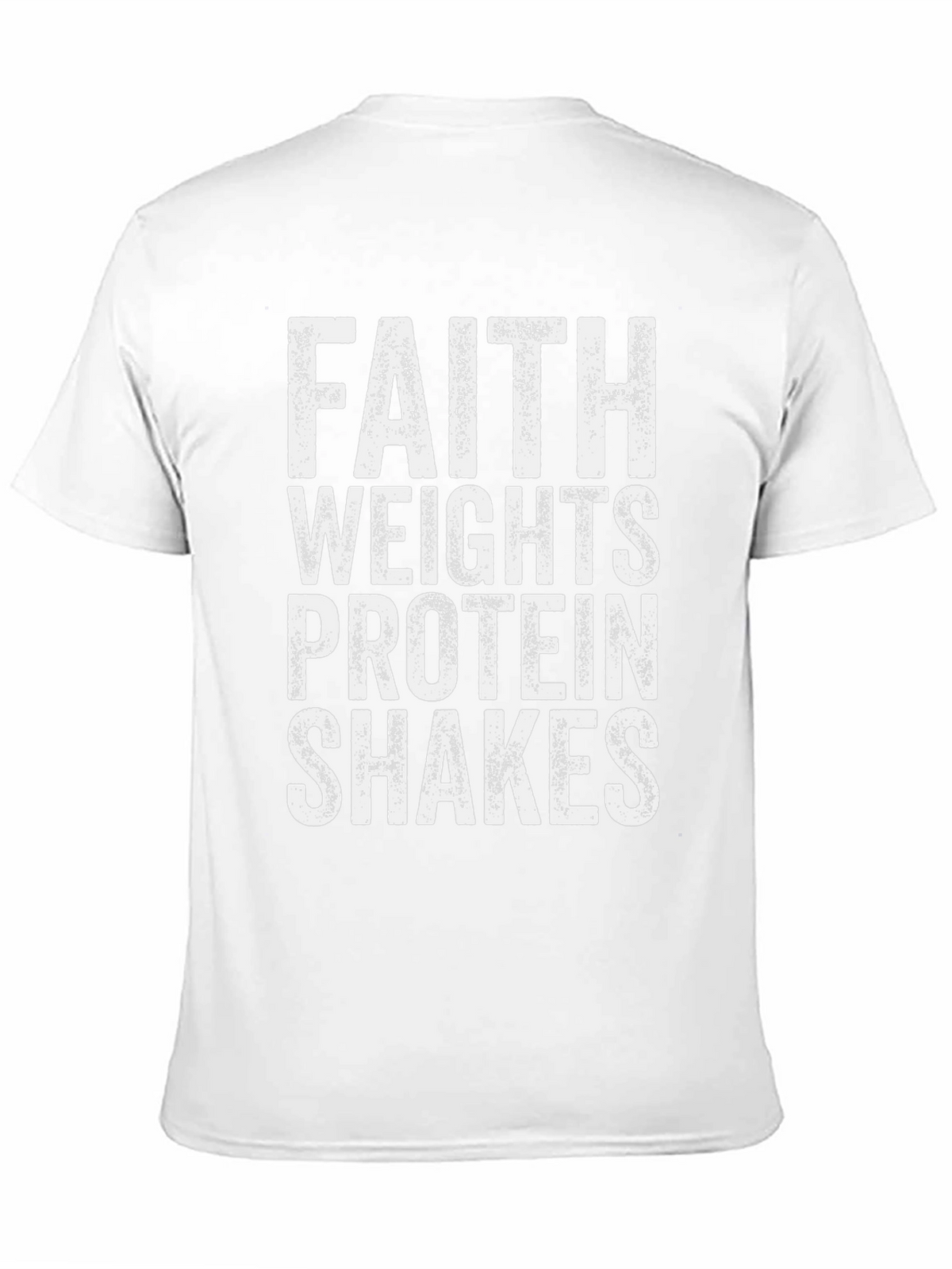 Faith Weights Protein Shakes Graphic Tee