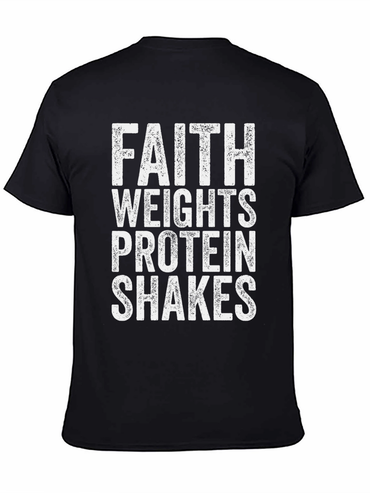 Faith Weights Protein Shakes Graphic Tee