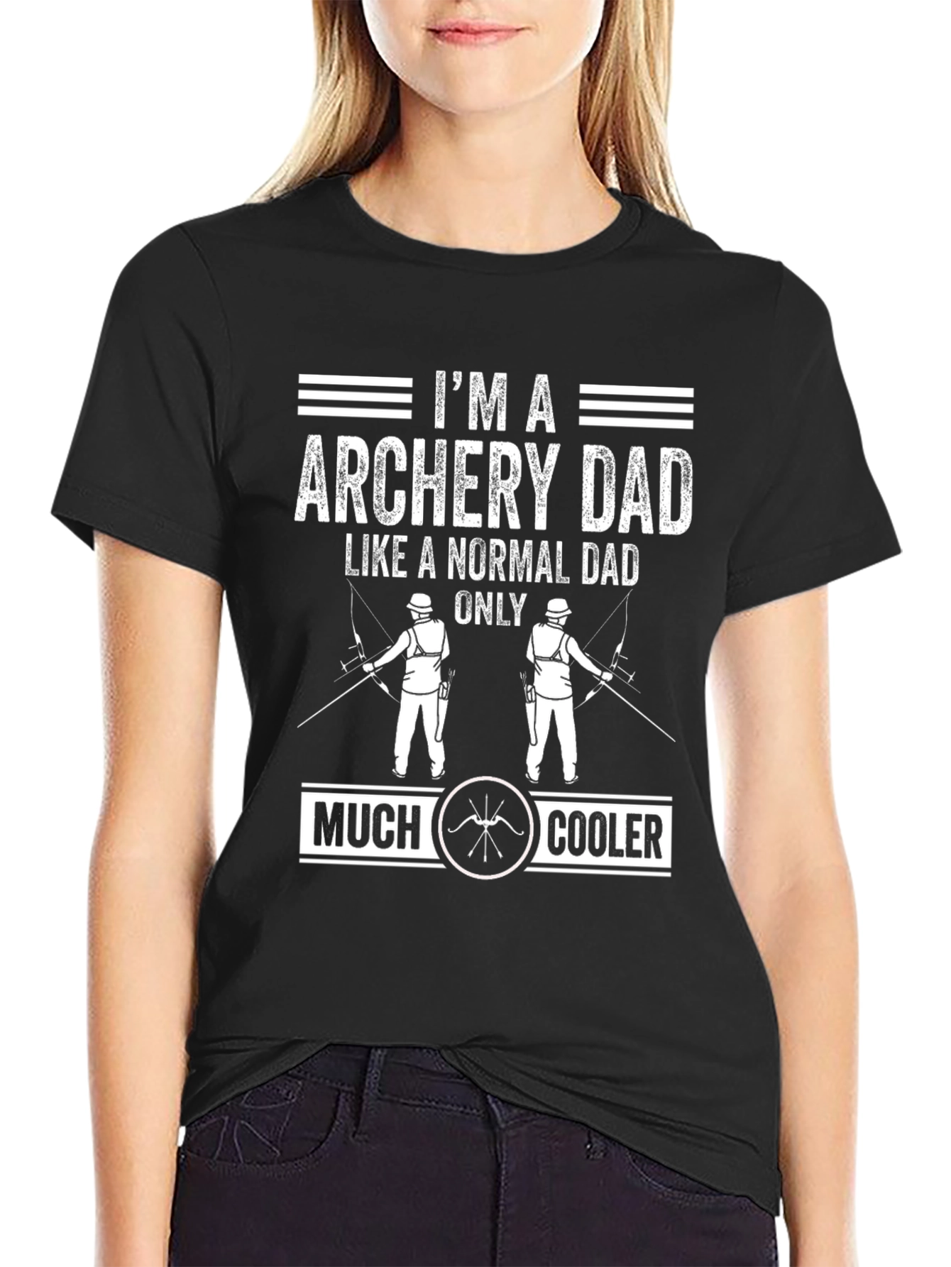 Archery Dad T-Shirt - Cool Fathers Day Gift