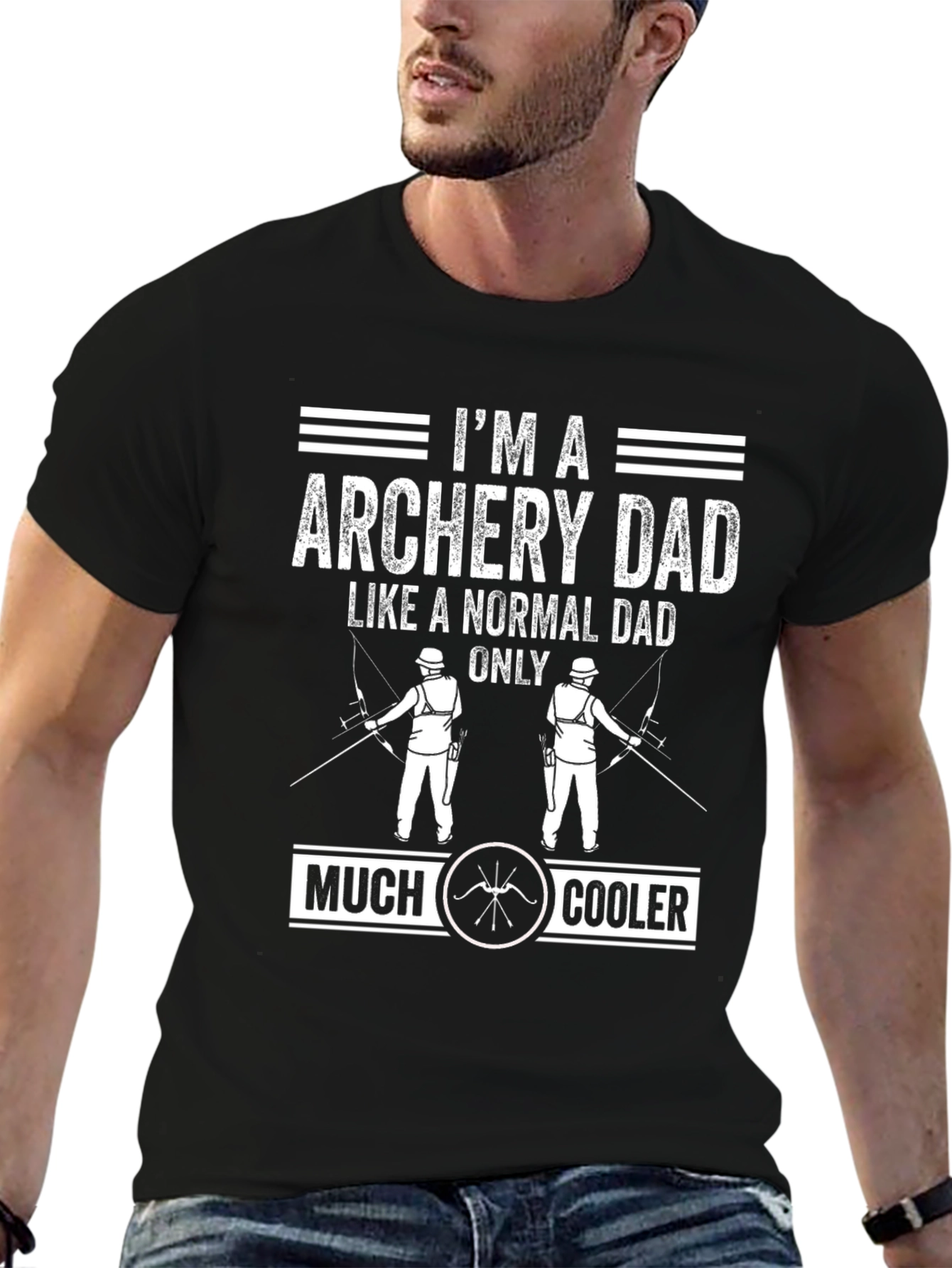 Archery Dad T-Shirt - Cool Fathers Day Gift