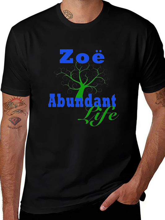 Zoe Abundant Life Black T-Shirt