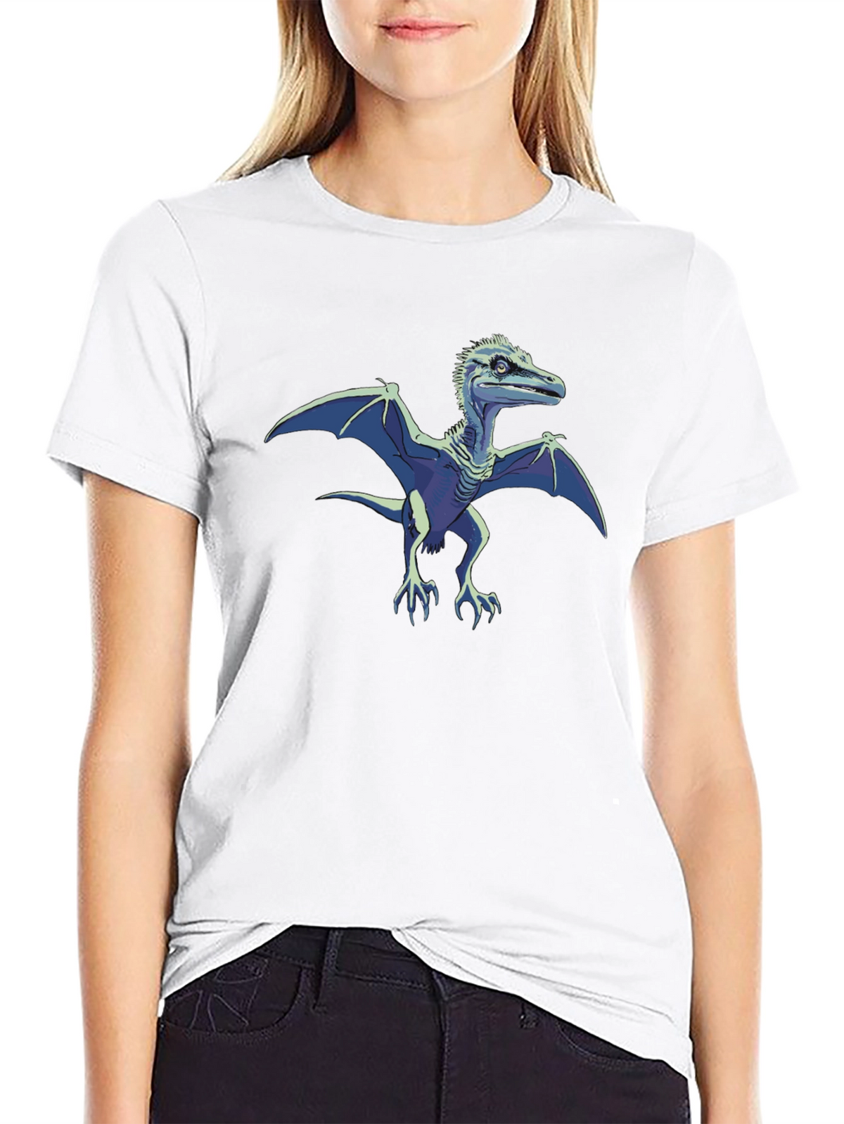 Cool Dinosaur Pterodactyl Graphic Tee