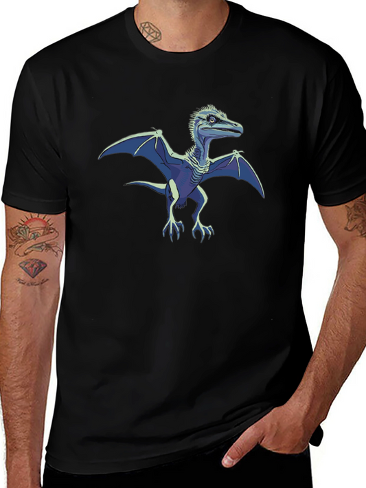 Cool Dinosaur Pterodactyl Graphic Tee
