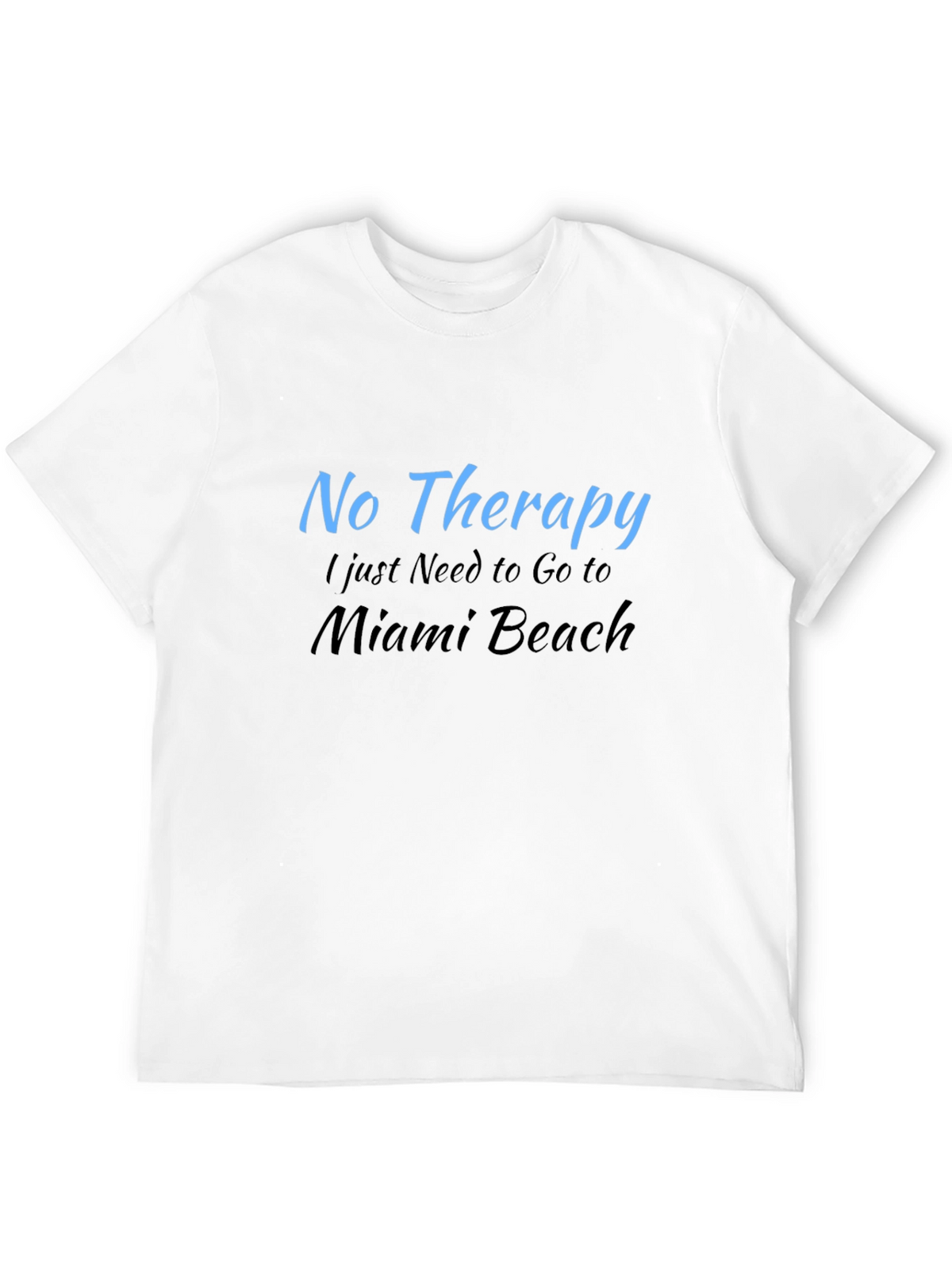 Miami Beach Therapy T-Shirt | Soft Cotton Tee