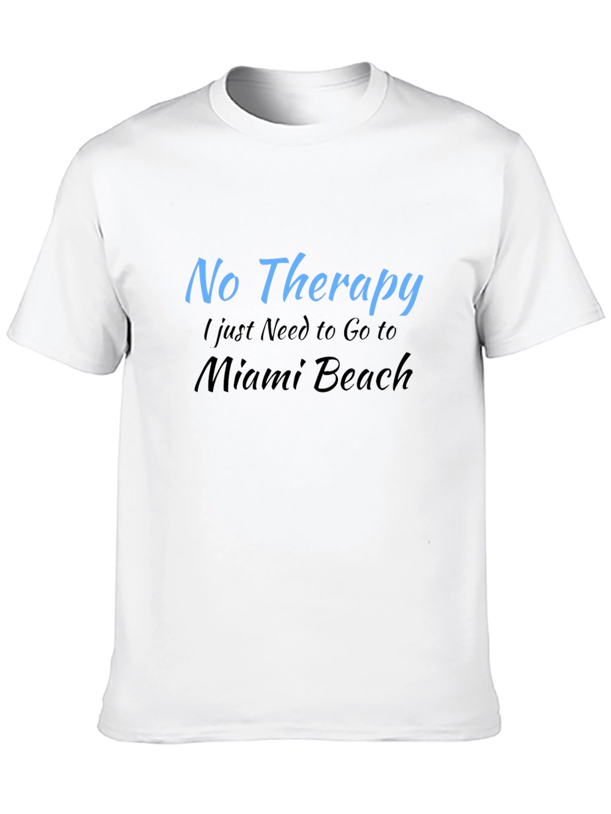 Miami Beach Therapy T-Shirt | Soft Cotton Tee