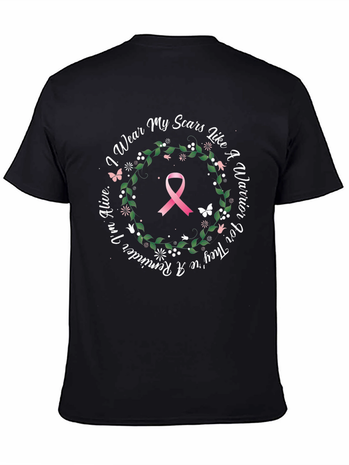 I Wear My Scars T-Shirt Cancer Awareness