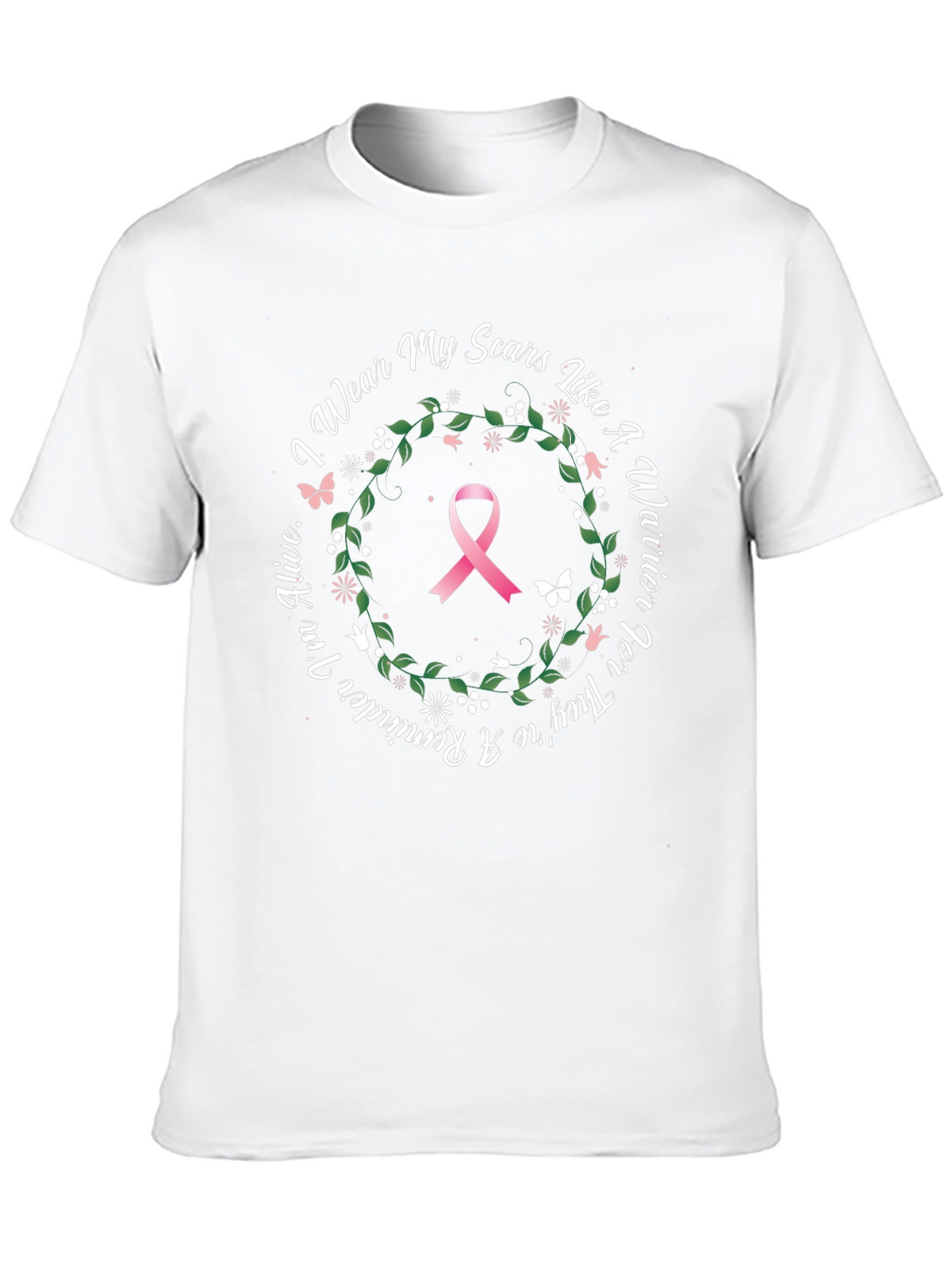 I Wear My Scars T-Shirt Cancer Awareness