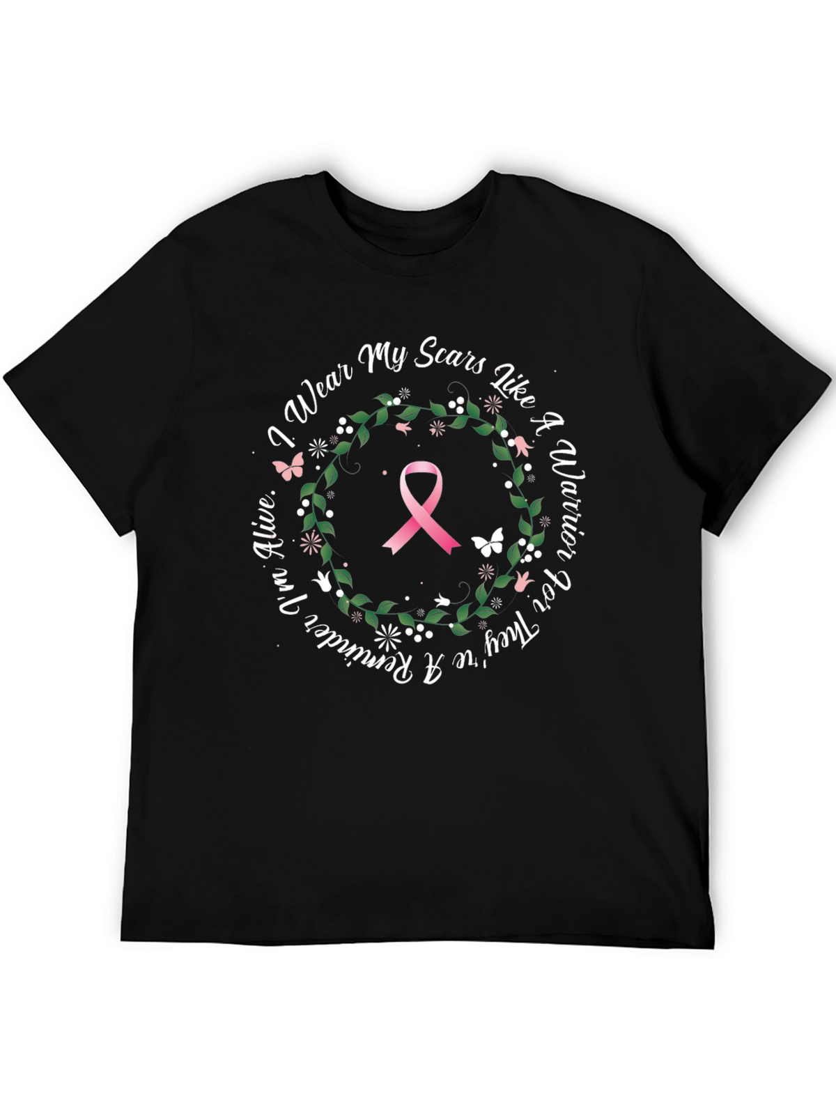 I Wear My Scars T-Shirt Cancer Awareness