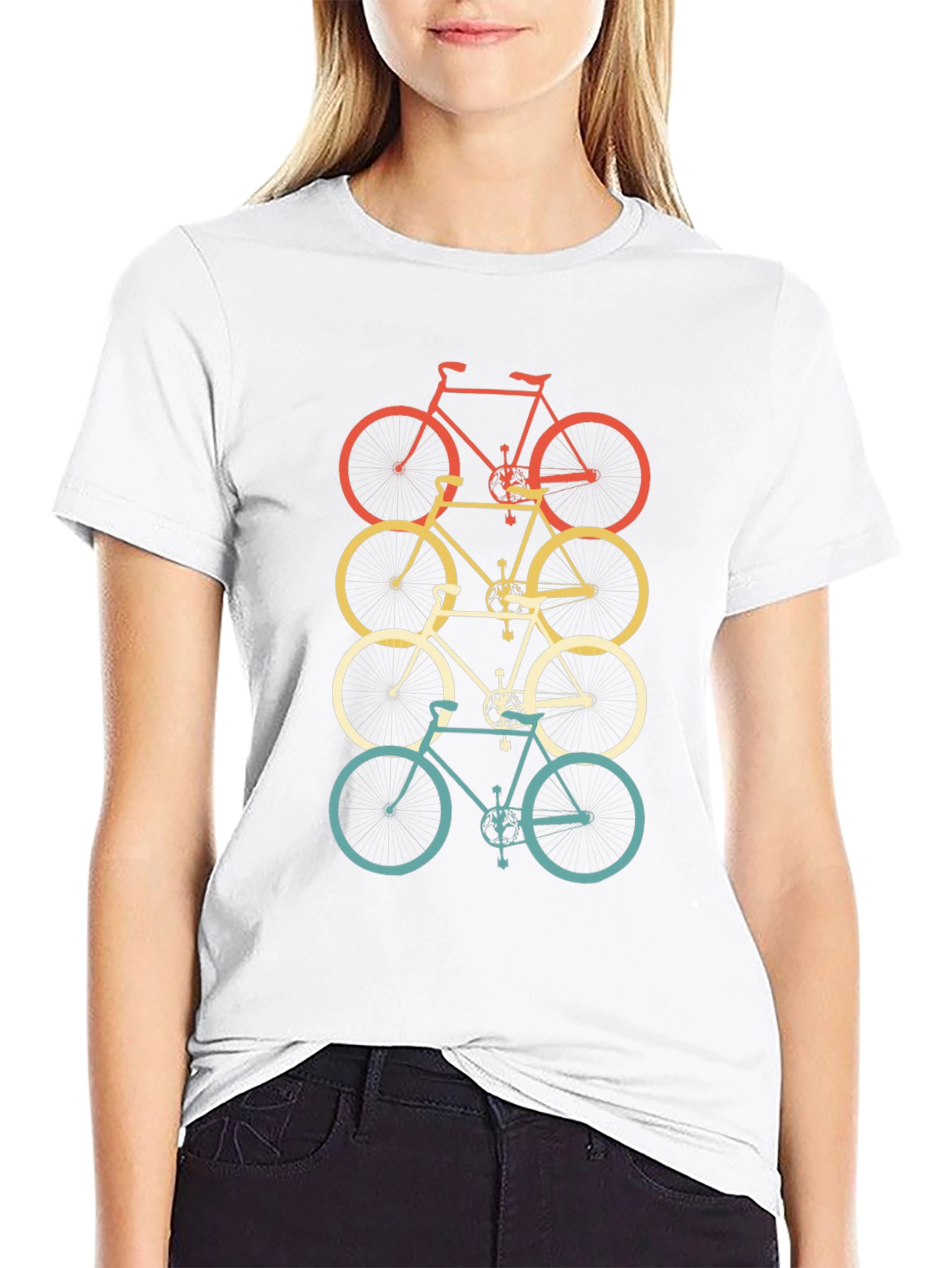 Retro Bicycle Stack T-Shirt