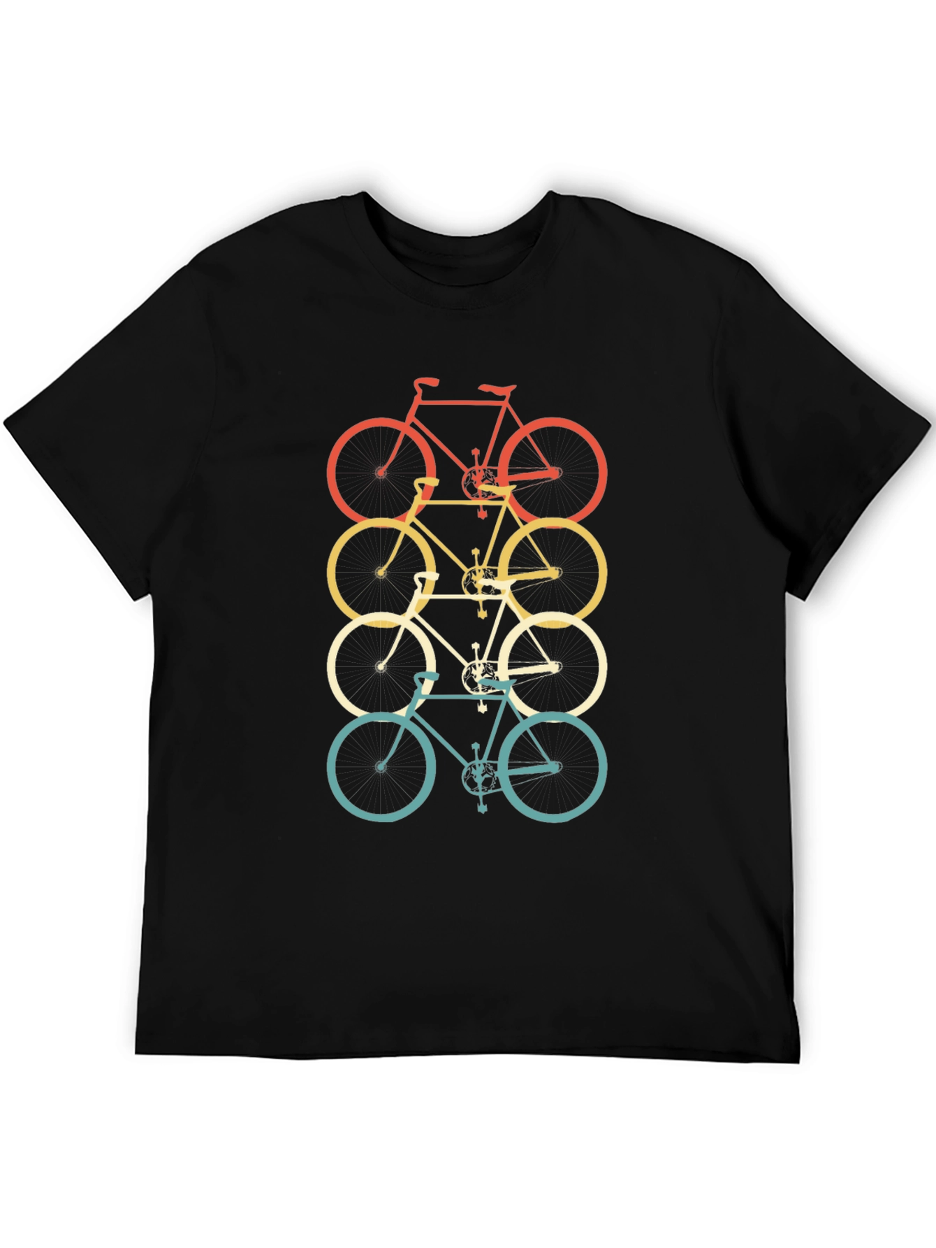 Retro Bicycle Stack T-Shirt