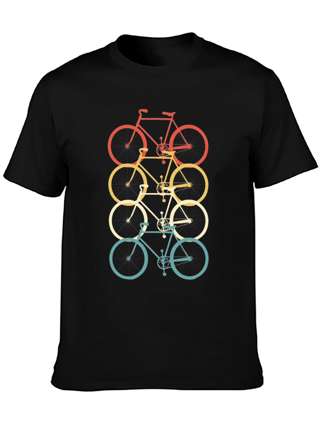 Retro Bicycle Stack T-Shirt