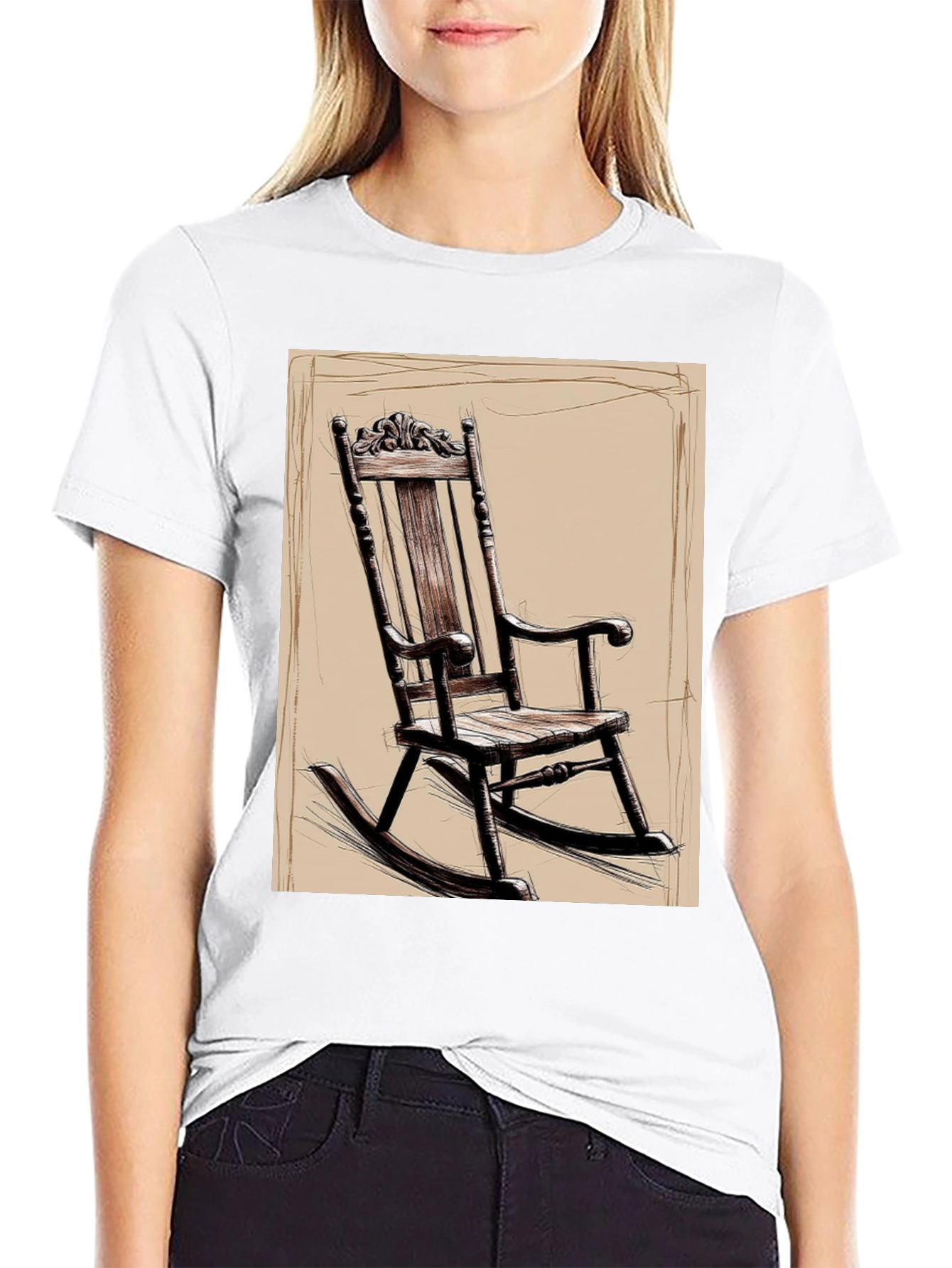 Rocking Chair Art T-Shirt