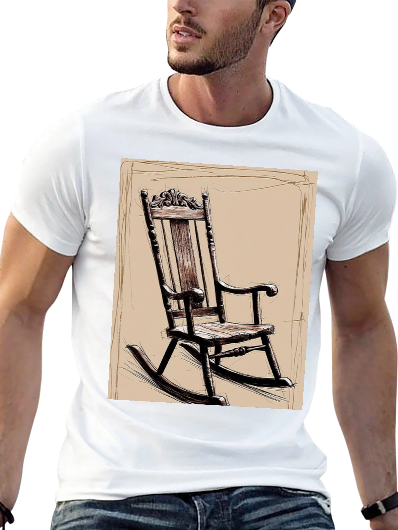 Rocking Chair Art T-Shirt