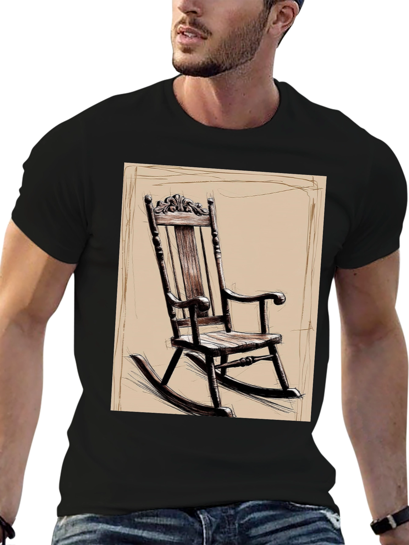 Rocking Chair Art T-Shirt