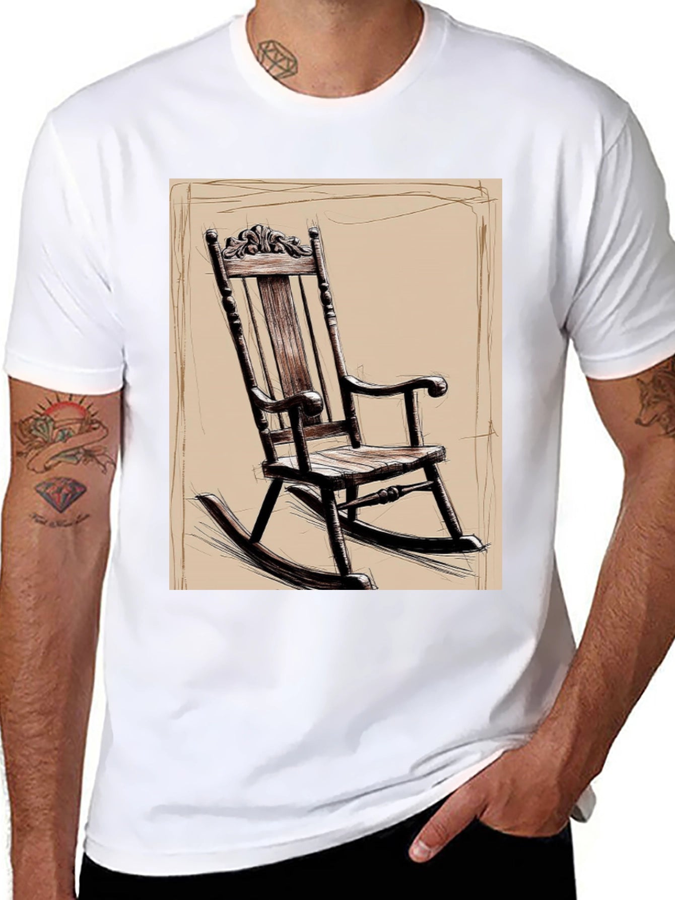 Rocking Chair Art T-Shirt