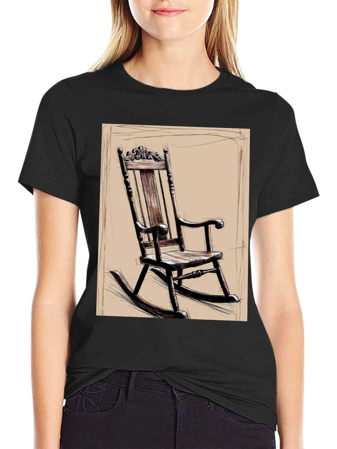 Rocking Chair Art T-Shirt