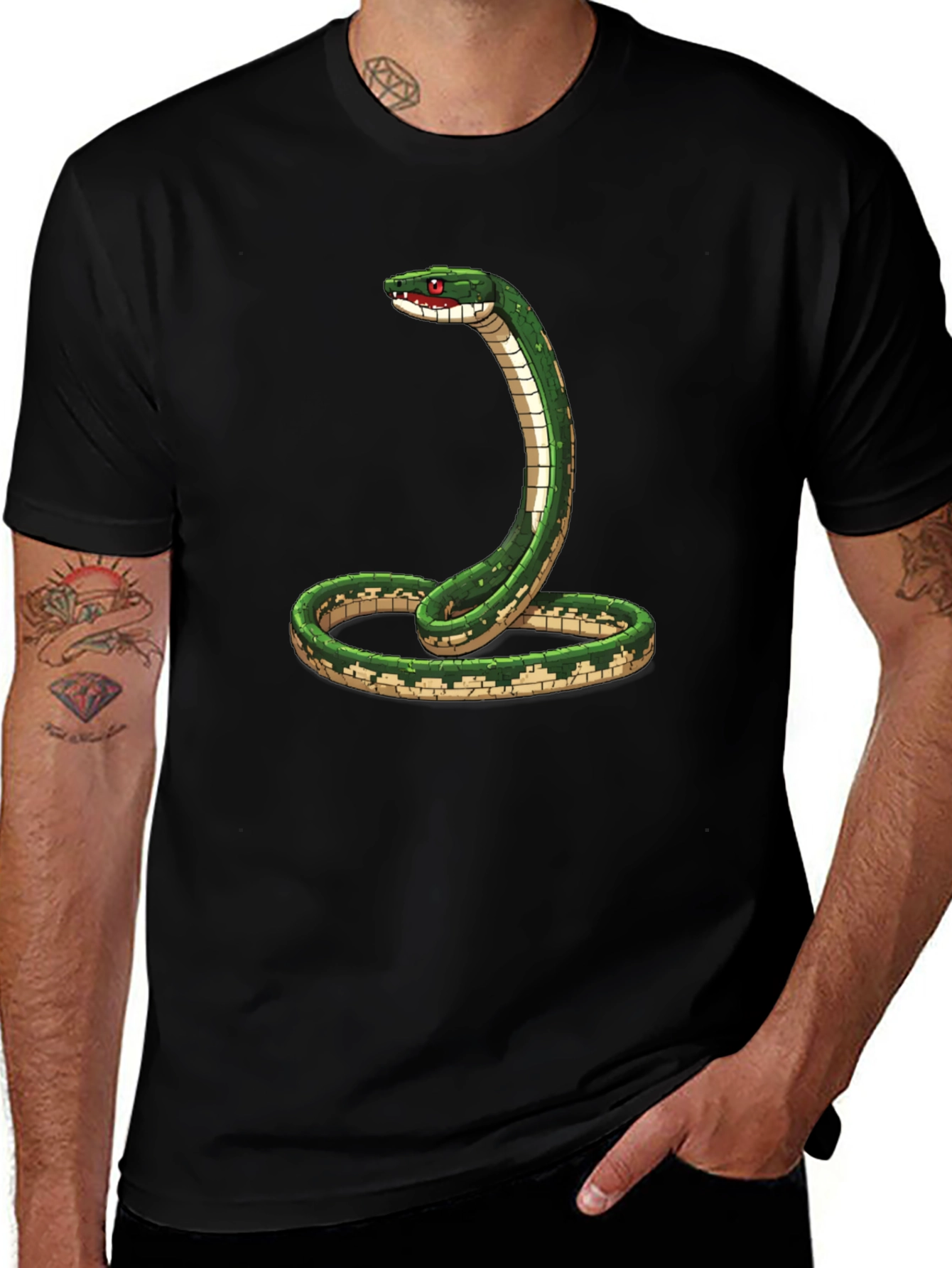 Snake Graphic Tee - Reptile Lover T-Shirt