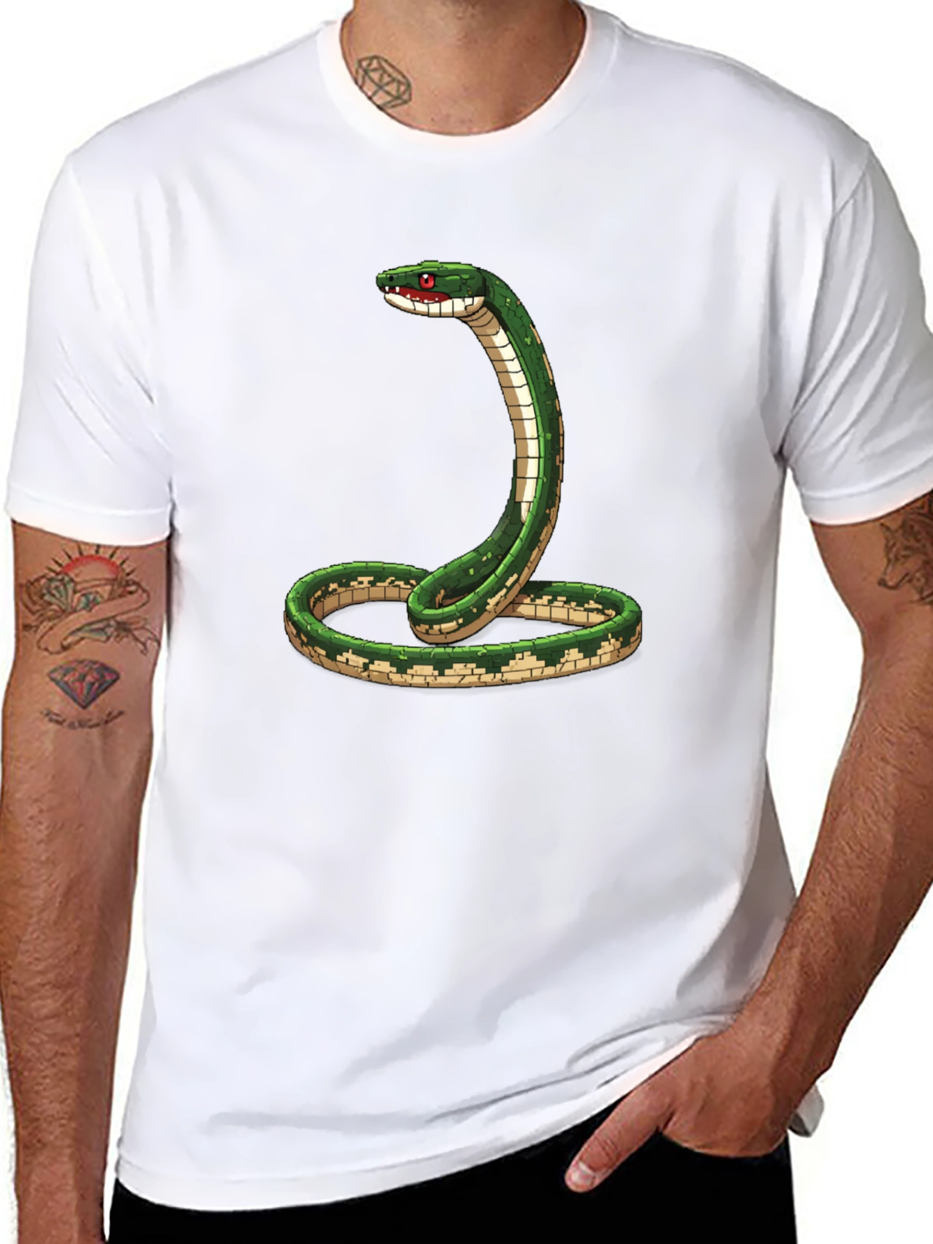 Snake Graphic Tee - Reptile Lover T-Shirt