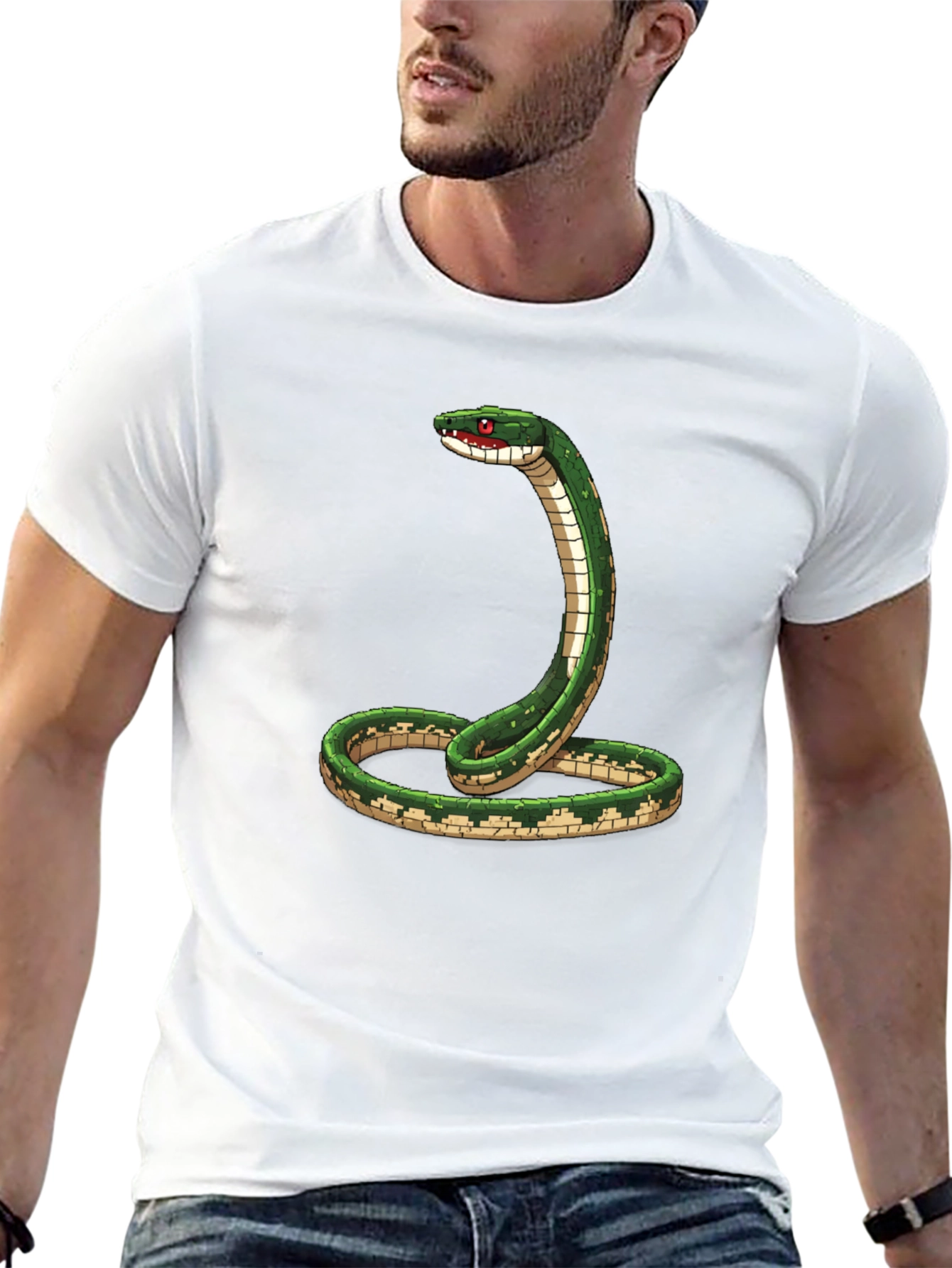 Snake Graphic Tee - Reptile Lover T-Shirt