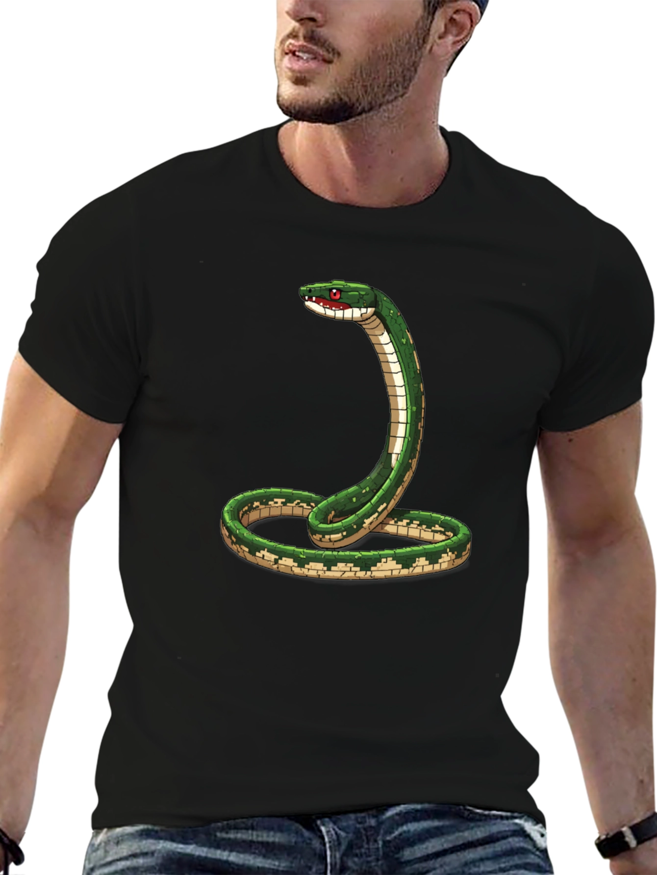 Snake Graphic Tee - Reptile Lover T-Shirt