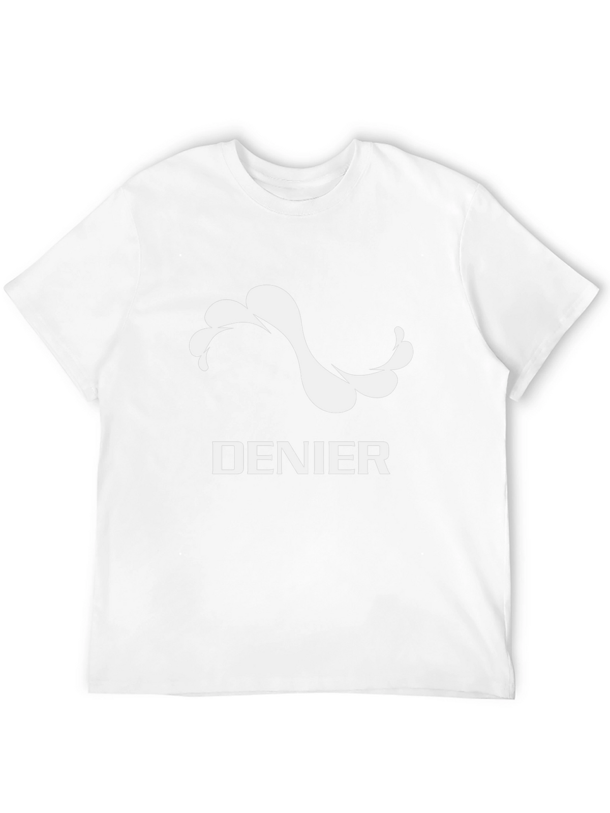 Denier Graphic Tee - Stylish Black Cotton T-Shirt