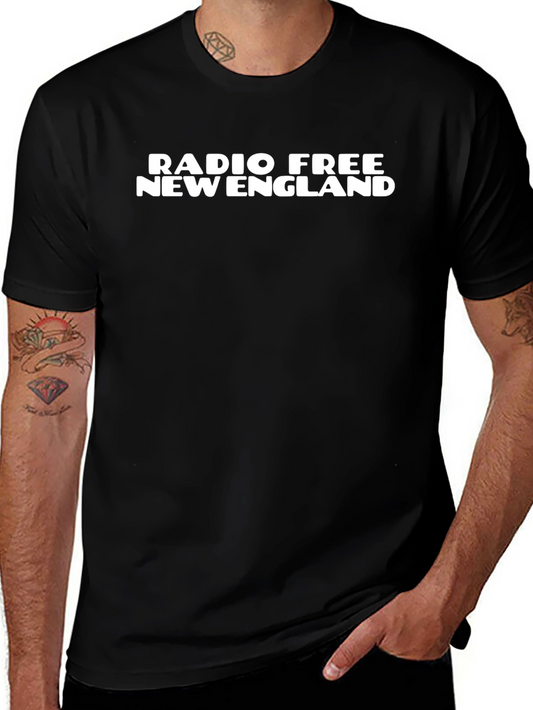 Radio Free New England Black T-Shirt