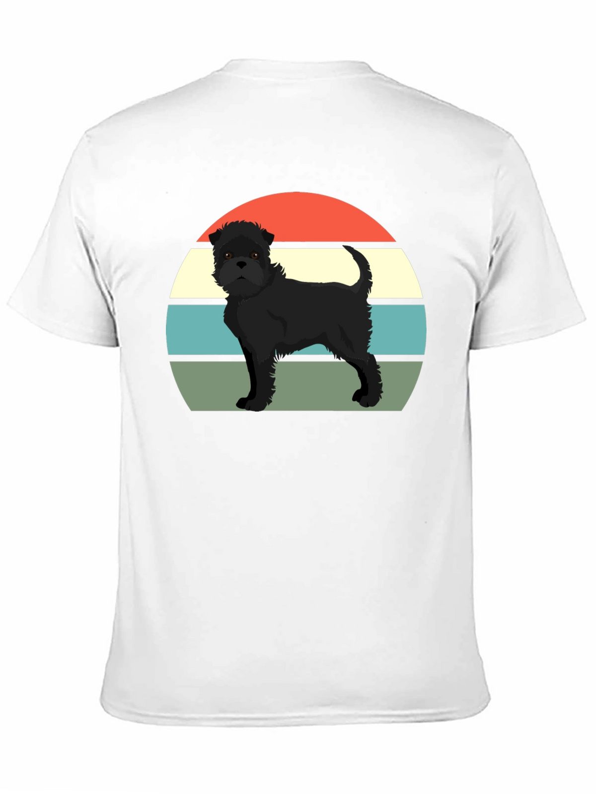Retro Dog T-Shirt - Black