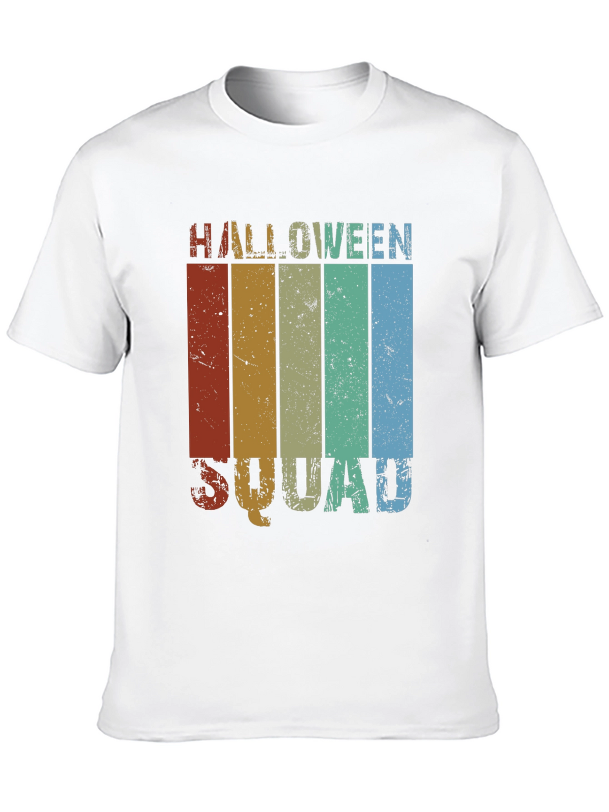 Halloween Squad Retro Stripe T-Shirt