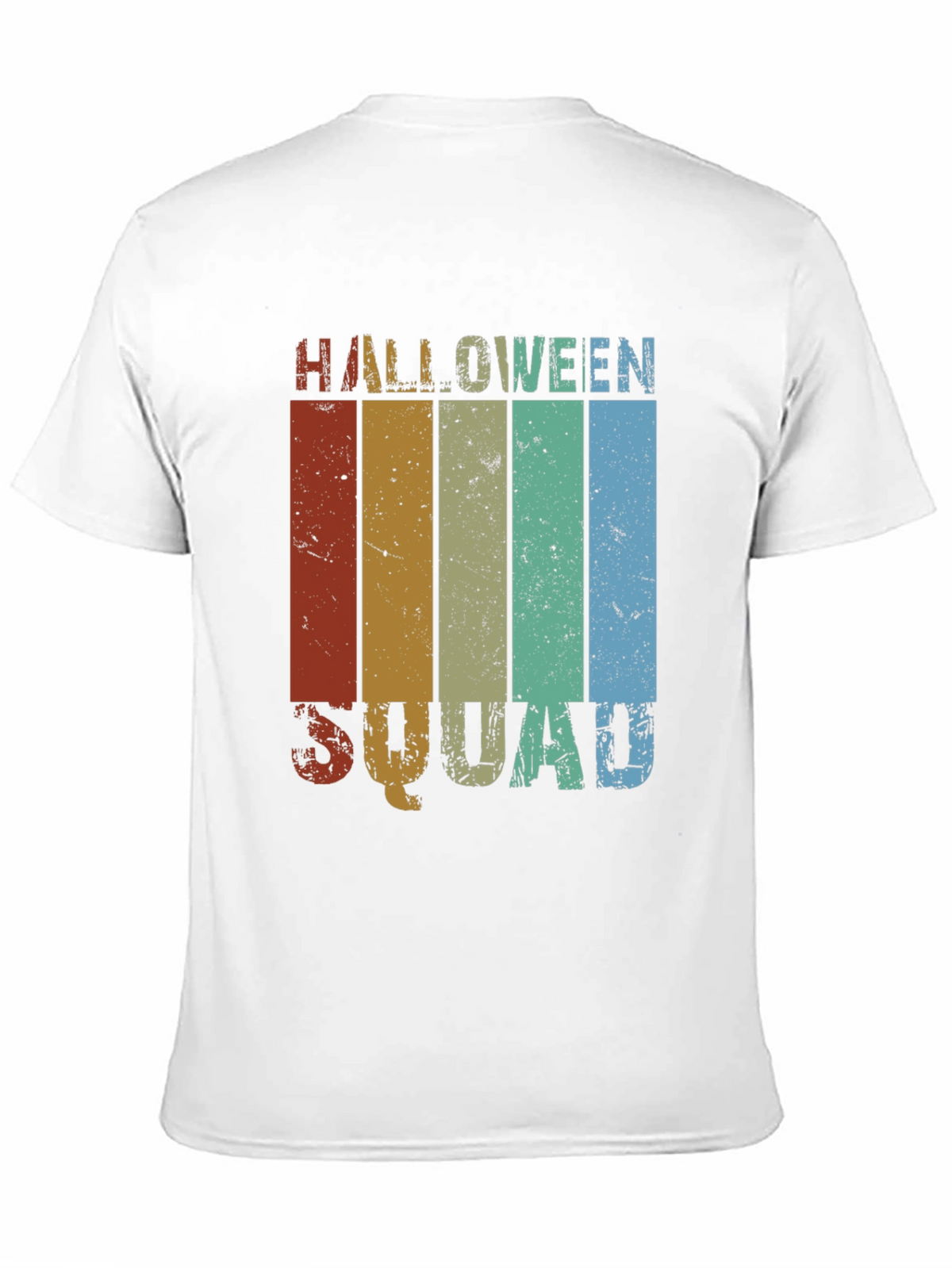 Halloween Squad Retro Stripe T-Shirt